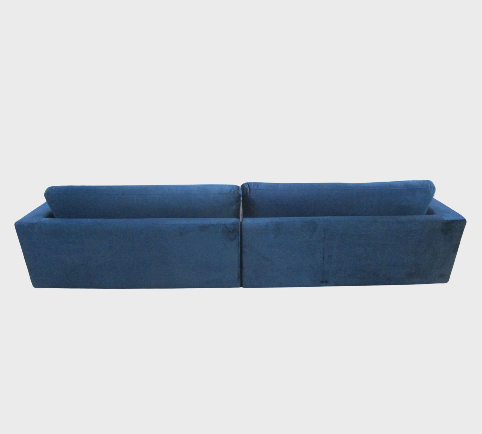 Douglas Sofa 4-Sitzer Velour Lux Petro