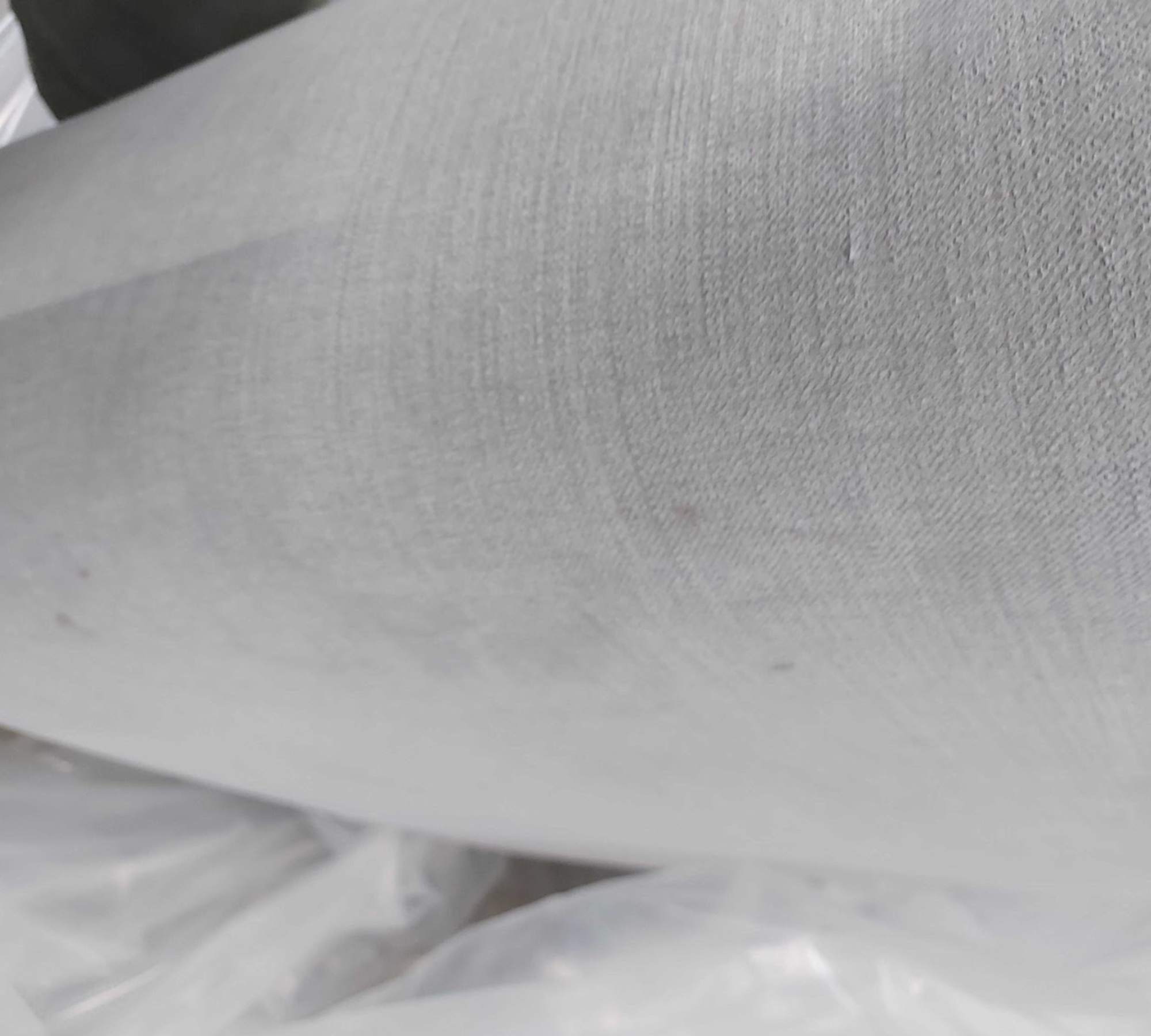 Pyllow Sofa 2-Sitzer Lichtgrau Baumwoll-Leinen Mix