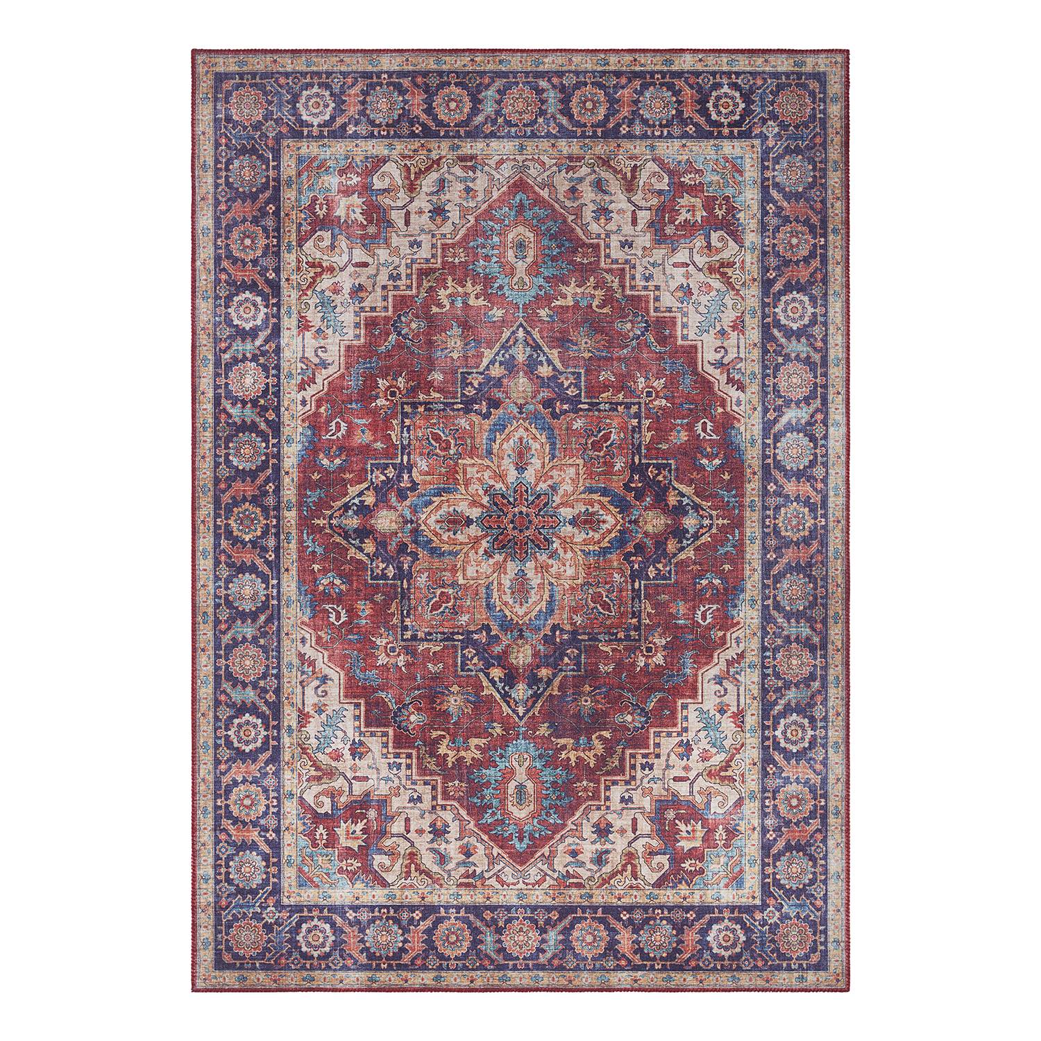 Kurzflorteppich Anthea Webstoff Rot 120 x 160 cm