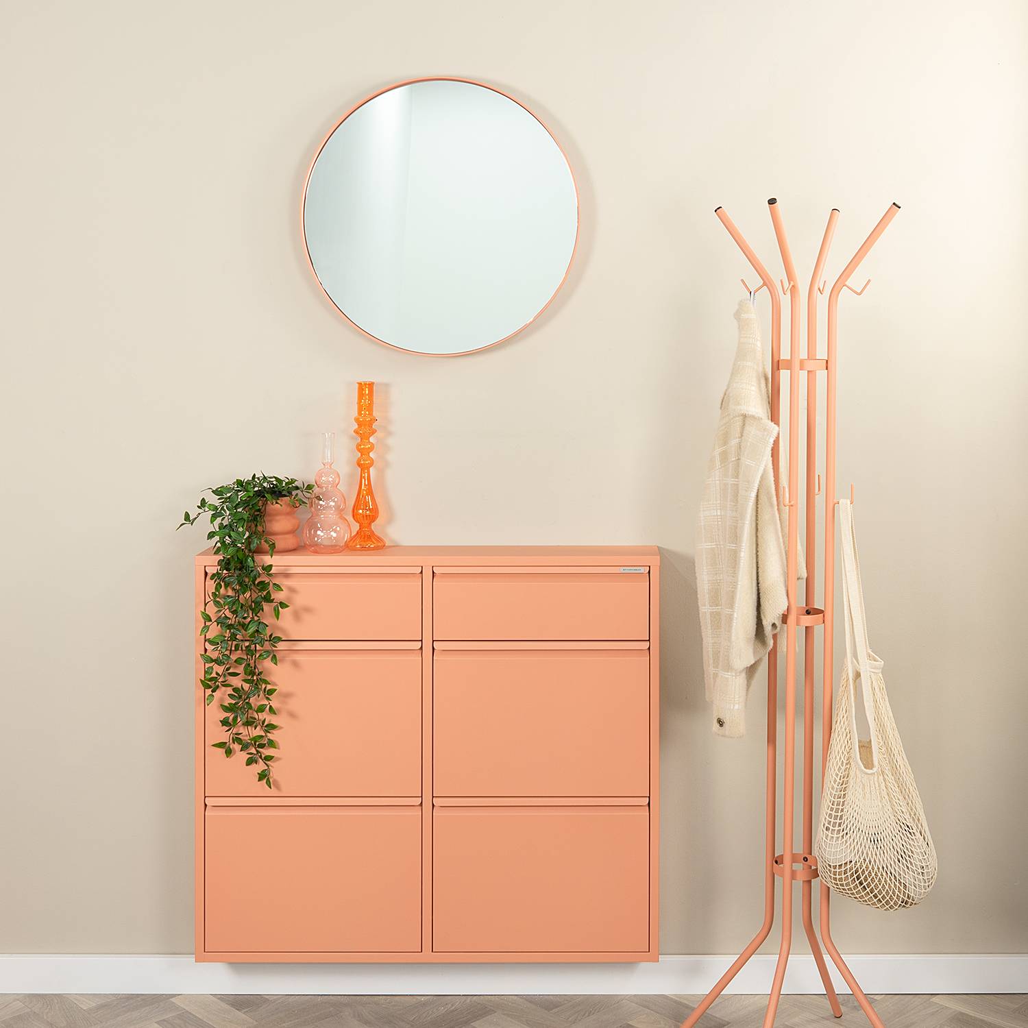 Shoe Cabinet Billy Apricot