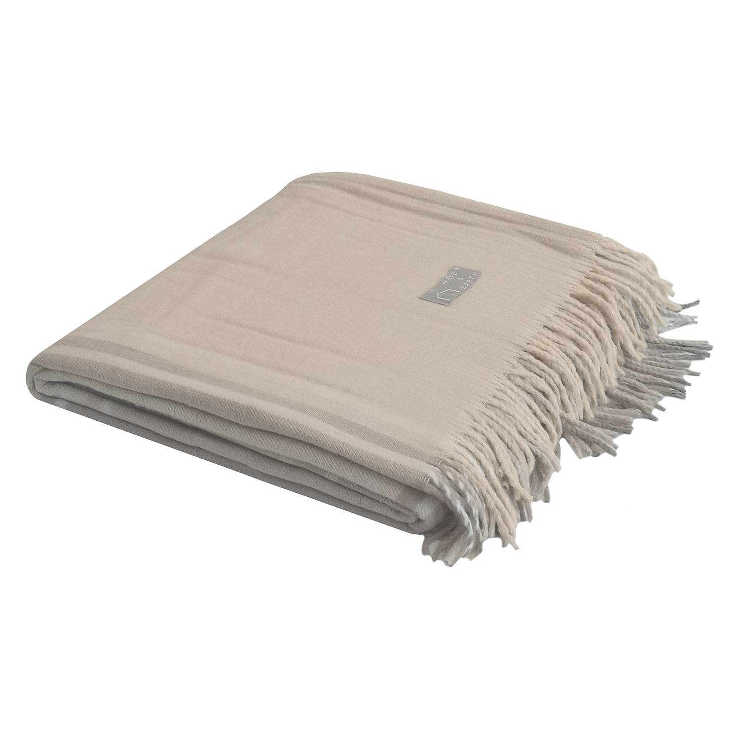 Plaid Melody Sand Webstoff Ivory