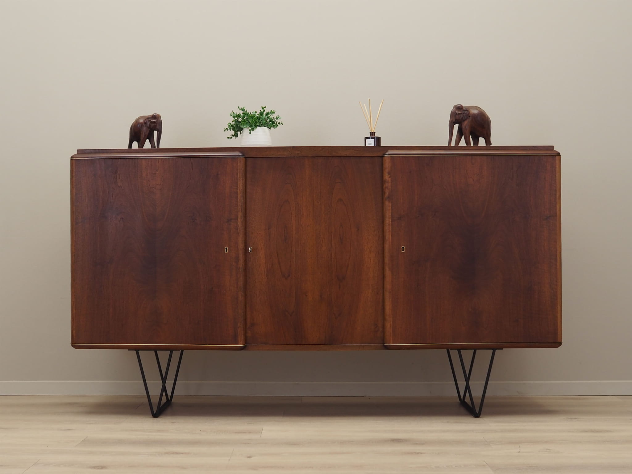 Vintage Sideboard Walnut Brown 1960s