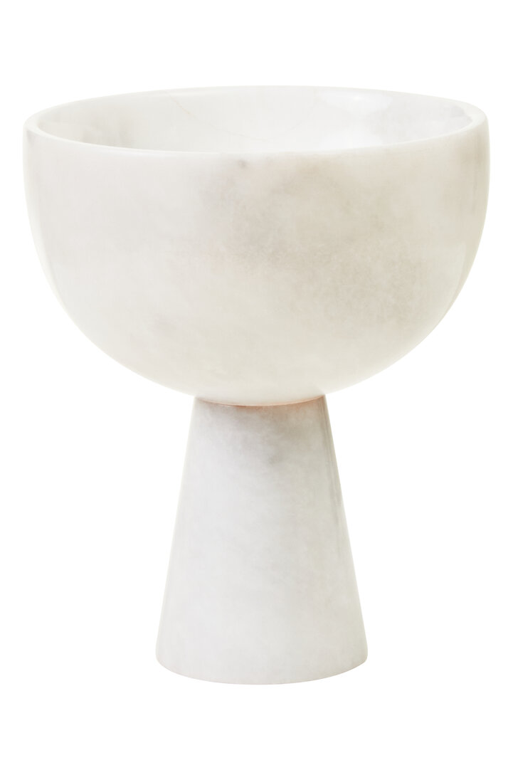 Salmo Small Bowl Marble White