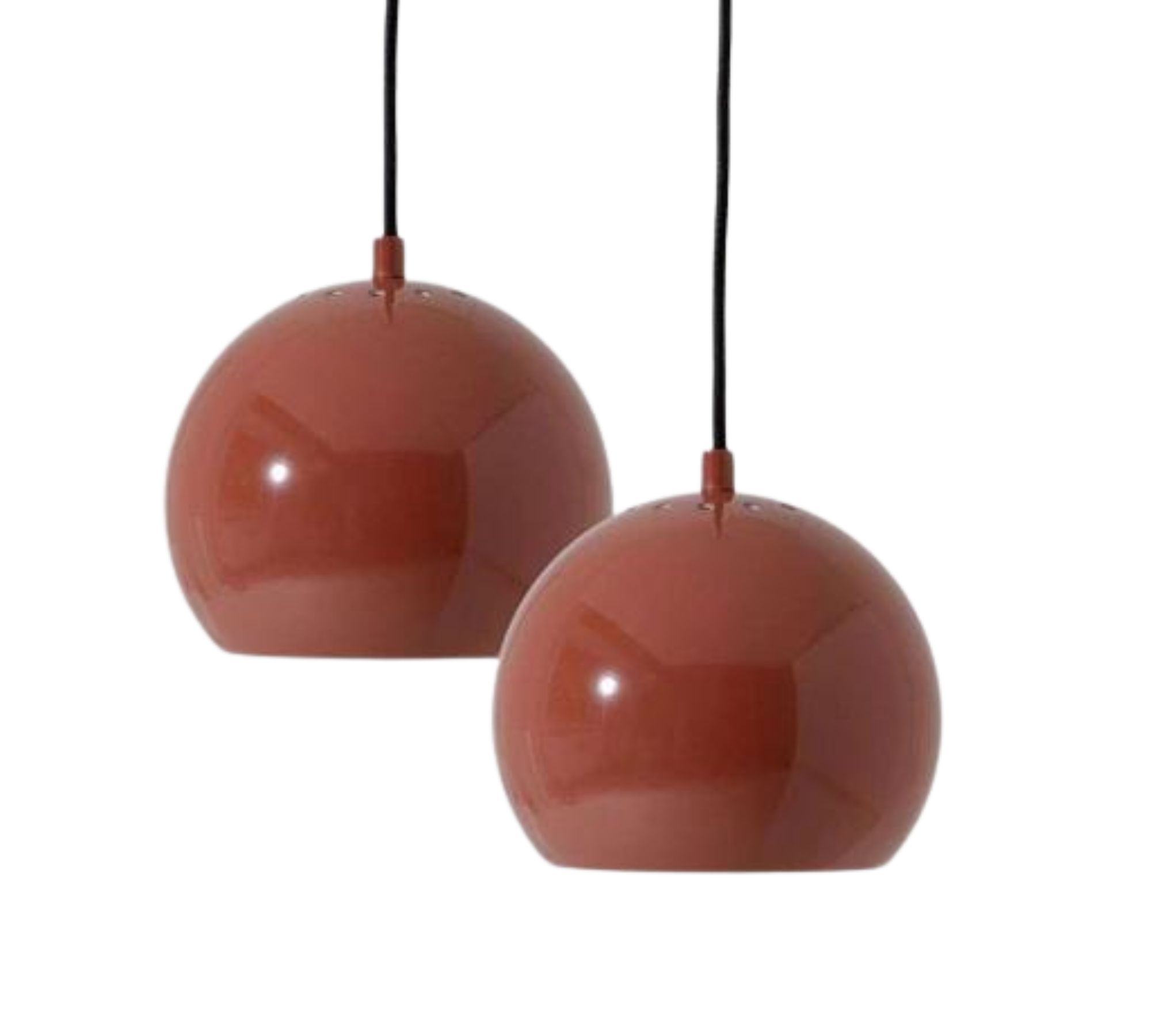 Ball Pendelleuchte Rot Ø18cm