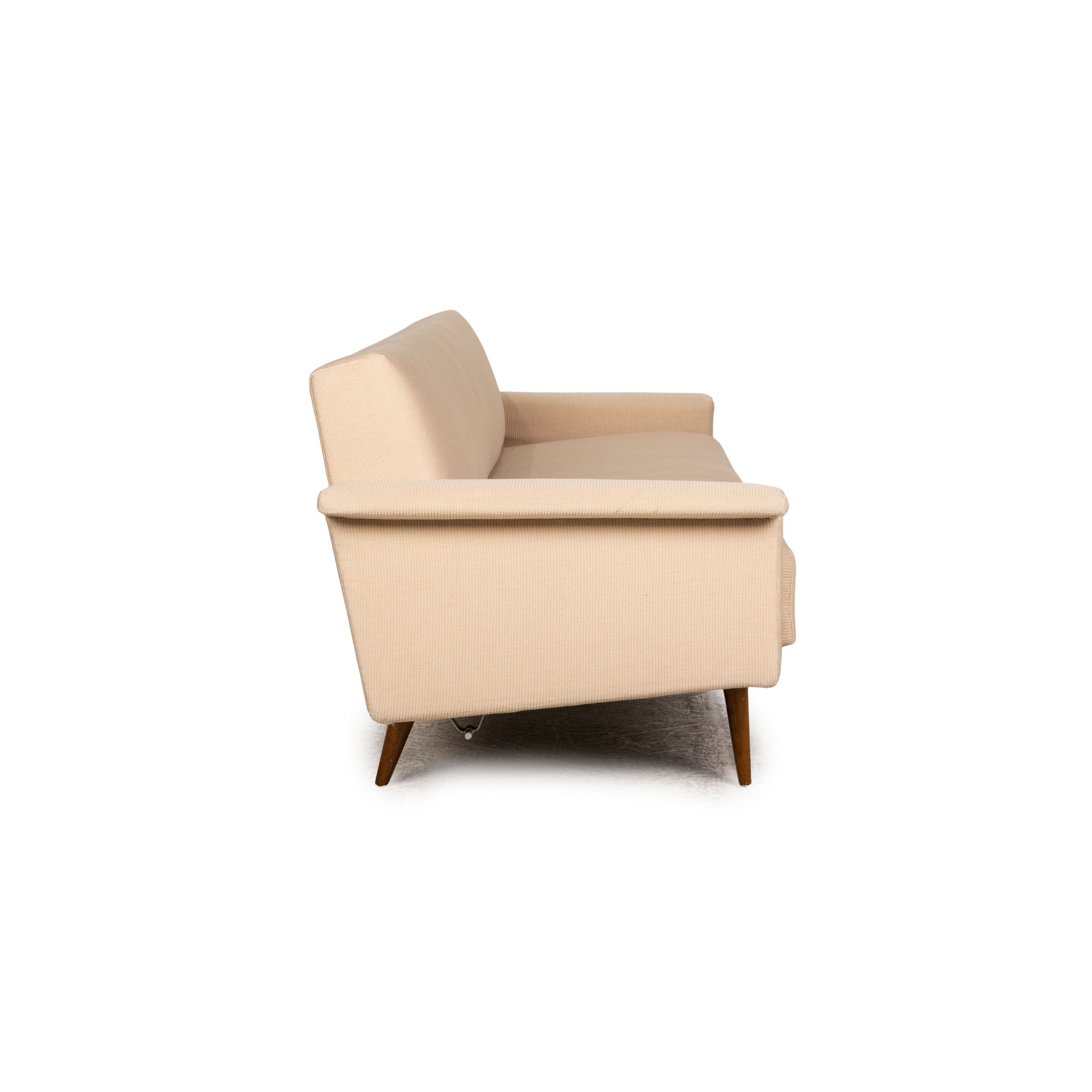 Schlafsofa 3-Sitzer Stoff Beige
