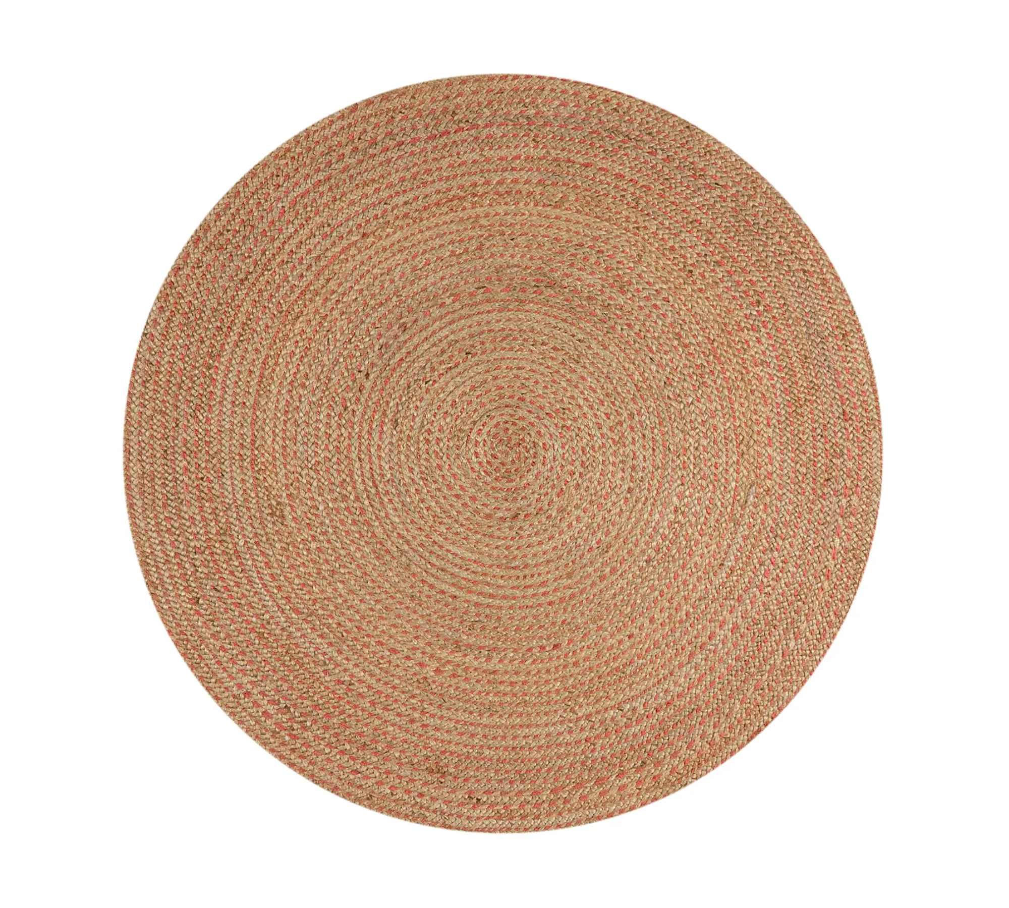 Capri Teppich Jute Natur Coral 180 x 180 cm