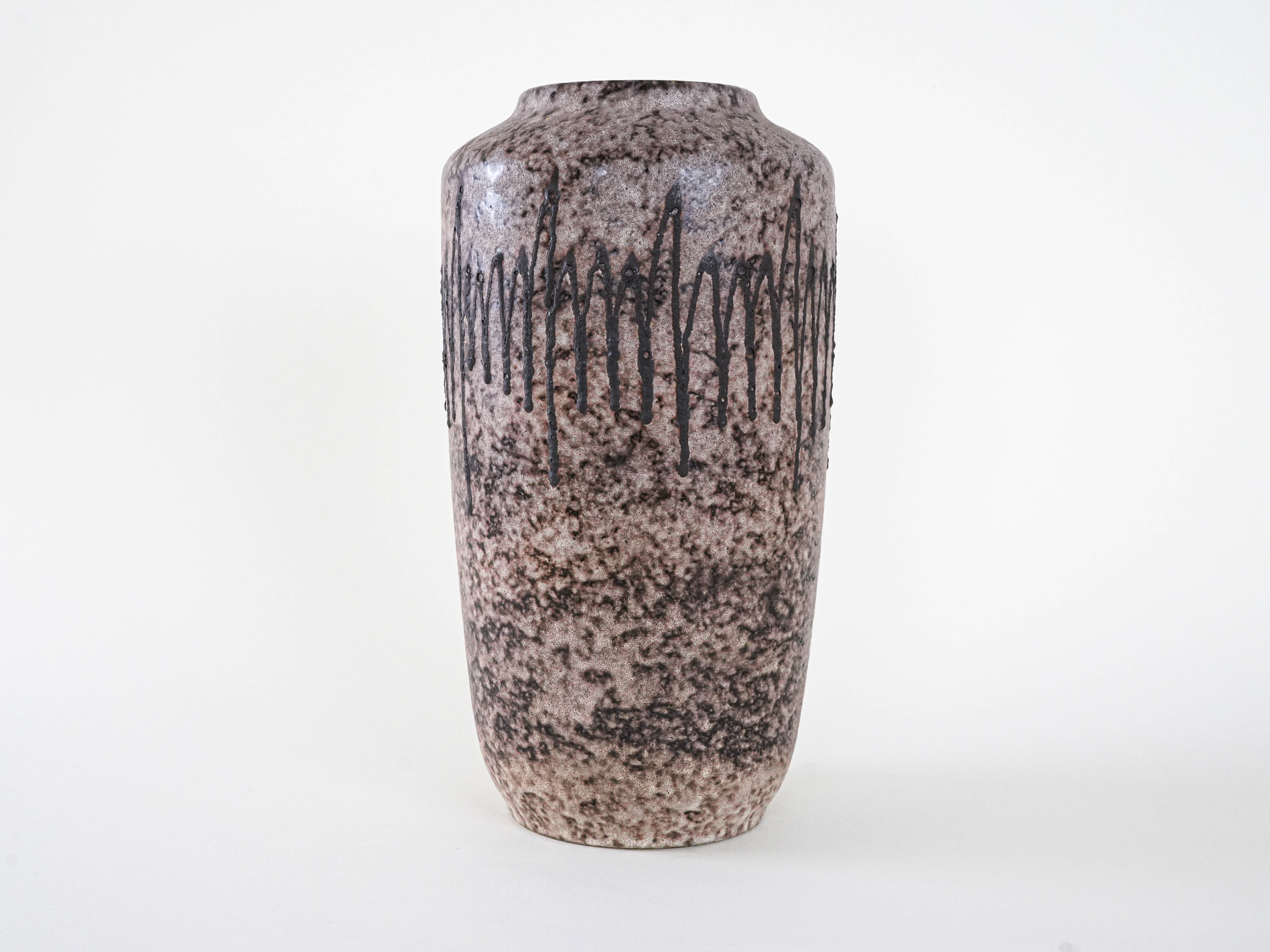 Keramikvase Braun