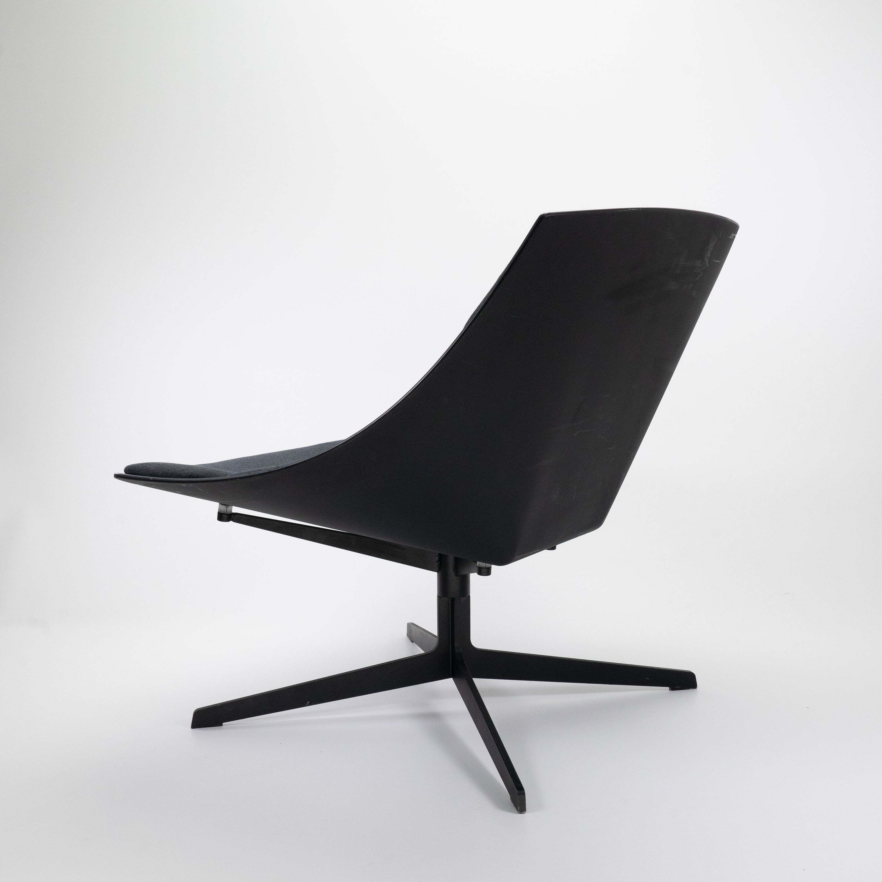 Space Chair Metall Schwarz Dunkelgrau