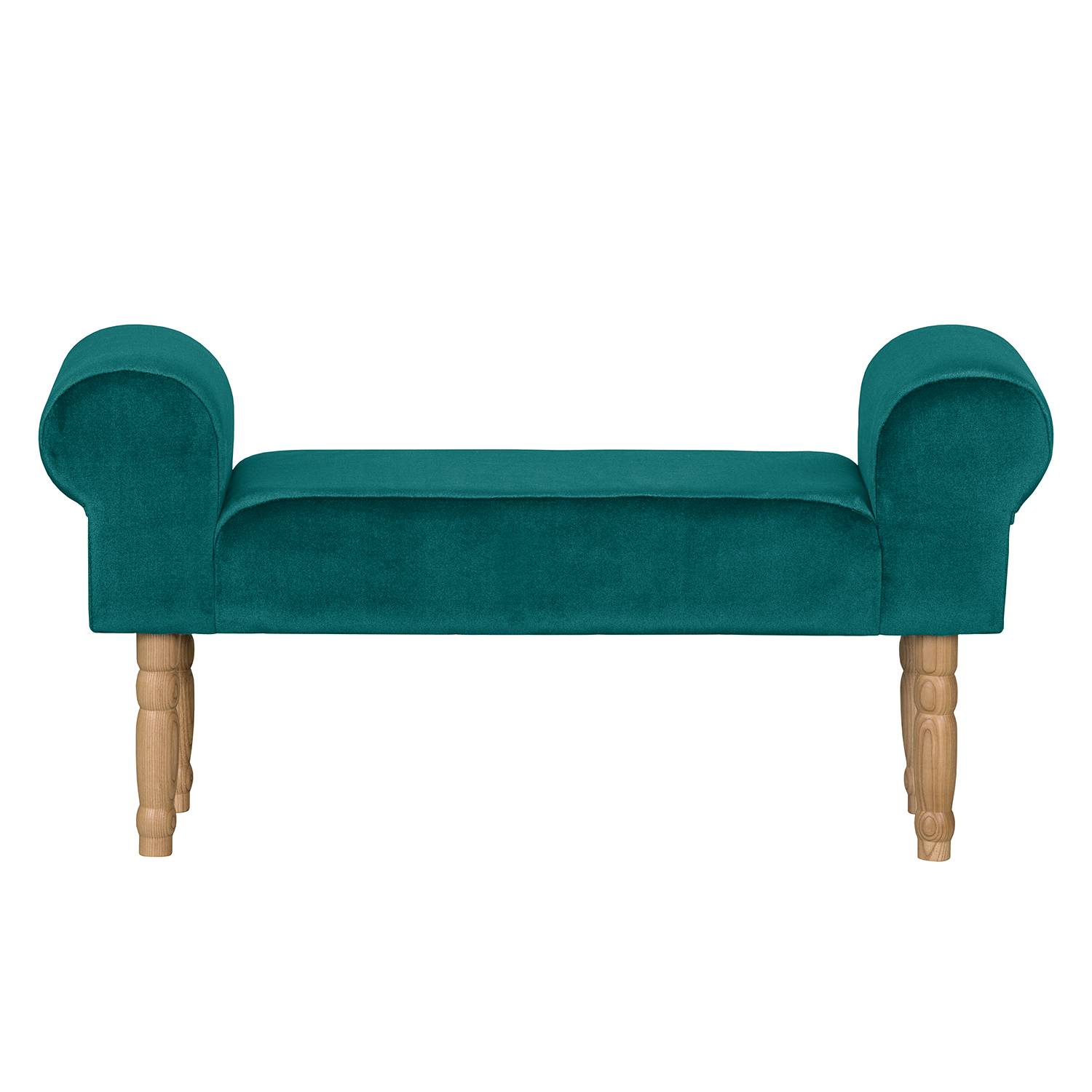 Polsterbank Banquette Samt Türkis