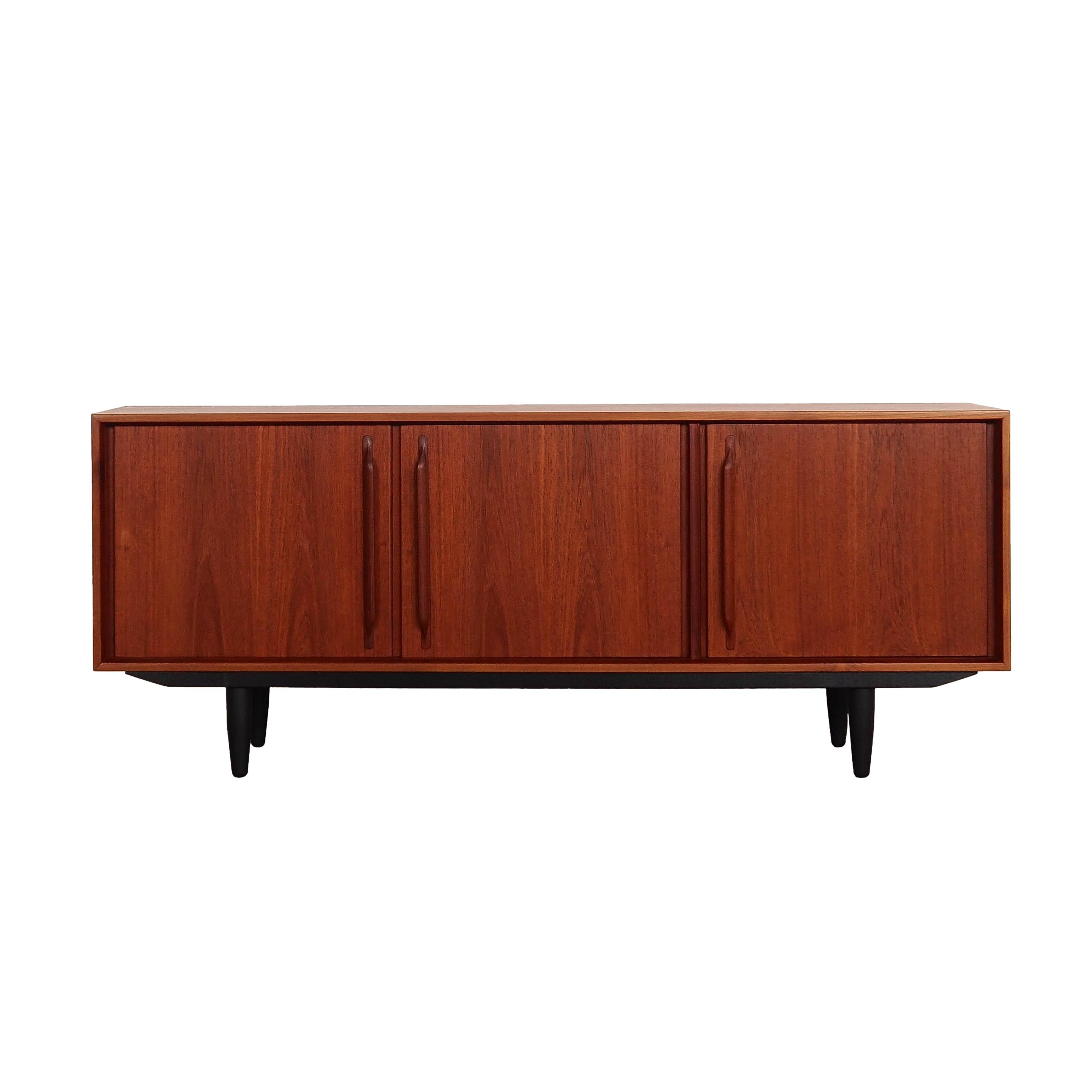 Teak sideboard brown 1960s