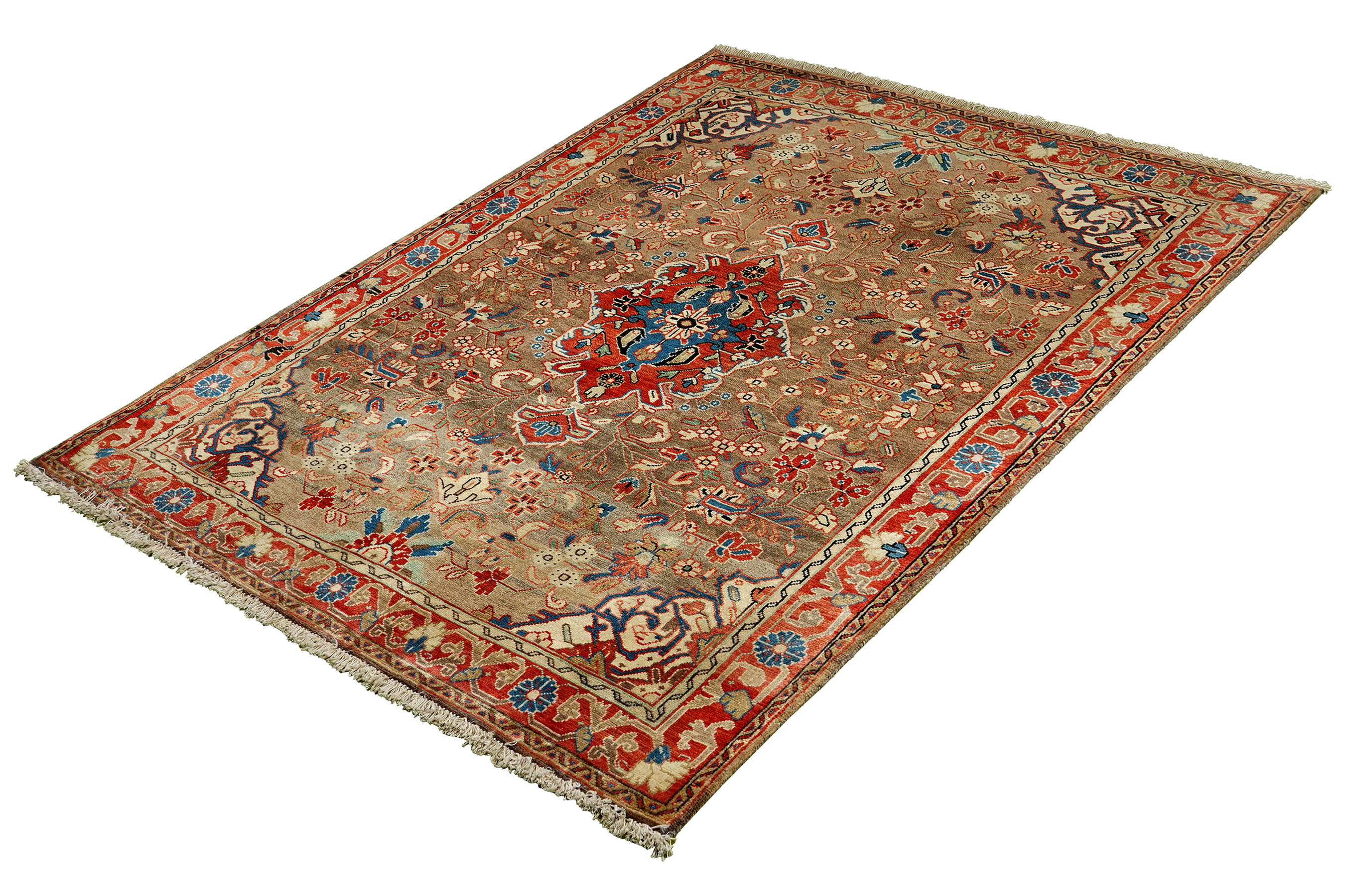 Heritage Teppich Wolle Mehrfarbig