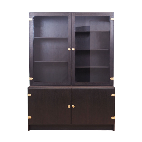Armadio vintage rovere grigio anni '60
