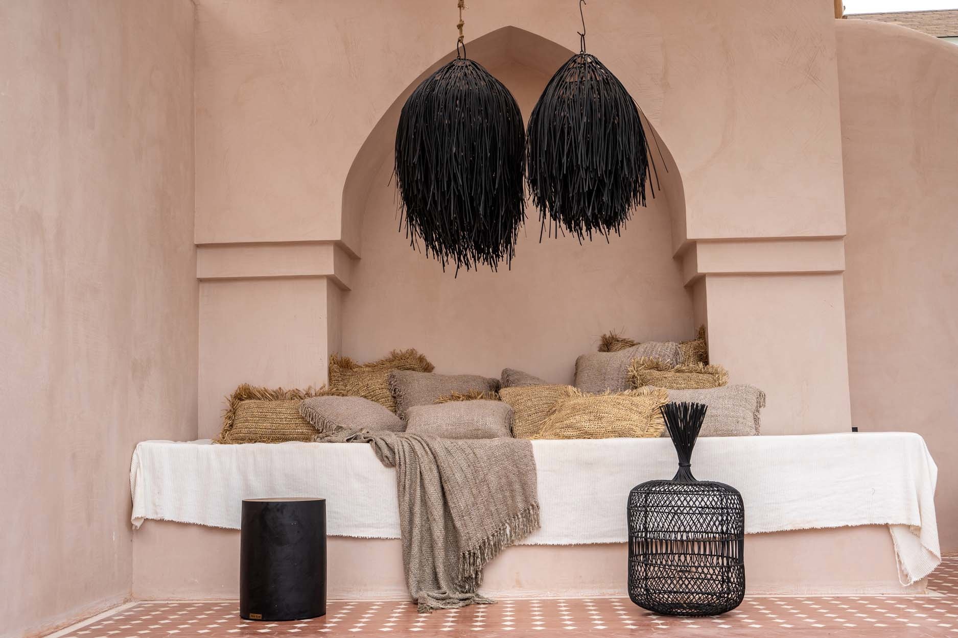 Kissenbezug Baumwolle Grau