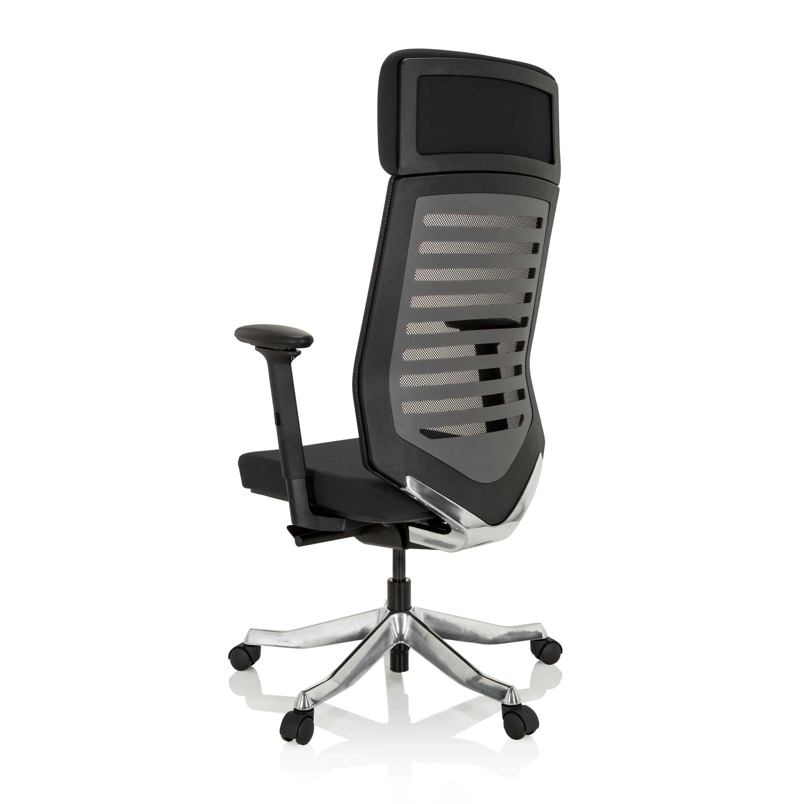 ASGON Bürostuhl Stoff Schwarz