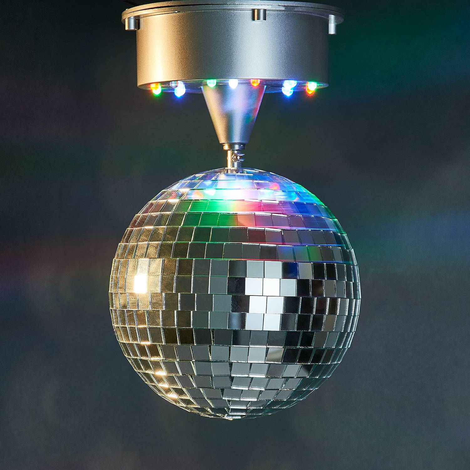 Discokugel DISCO PVC / Glas Silber