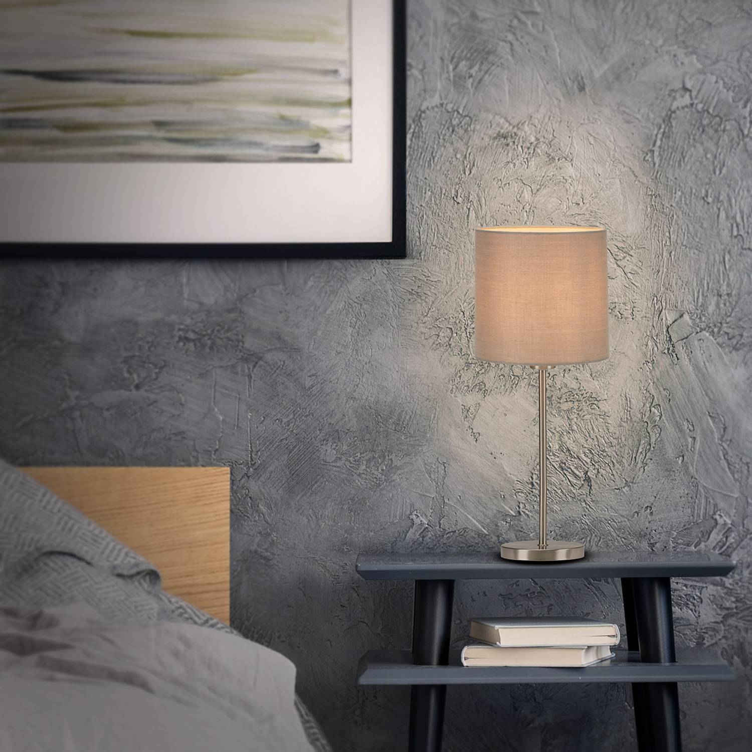 Table lamp Fabric blended fabric Iron