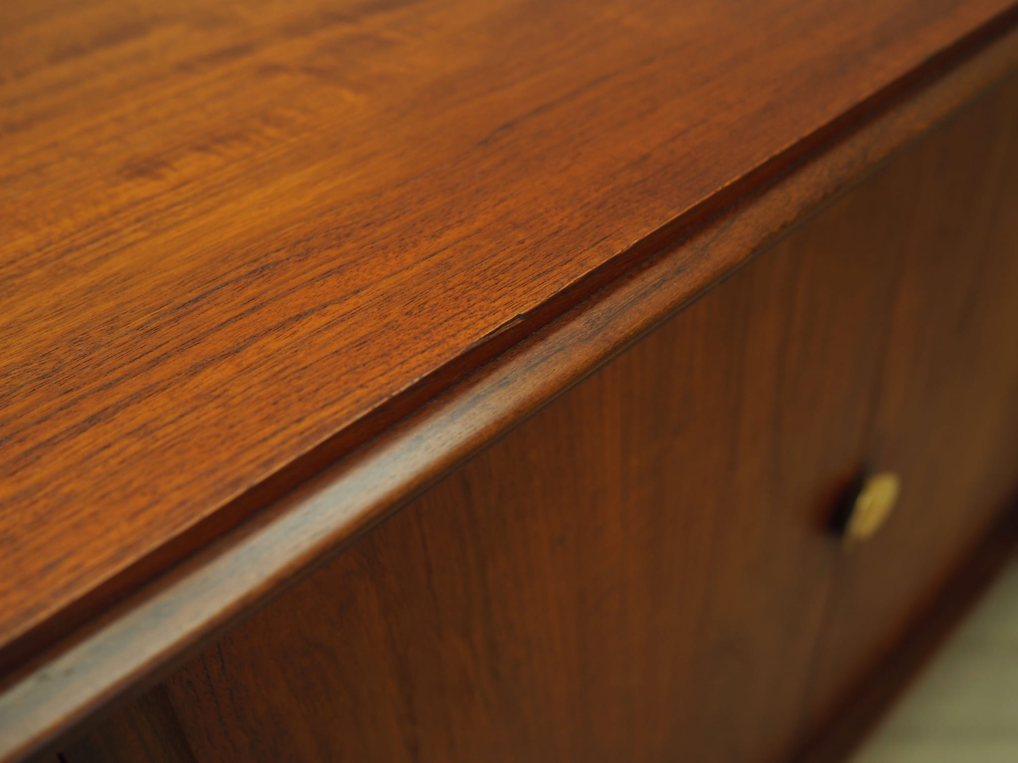Vintage Sideboard Teakholz Braun 1970er Jahre