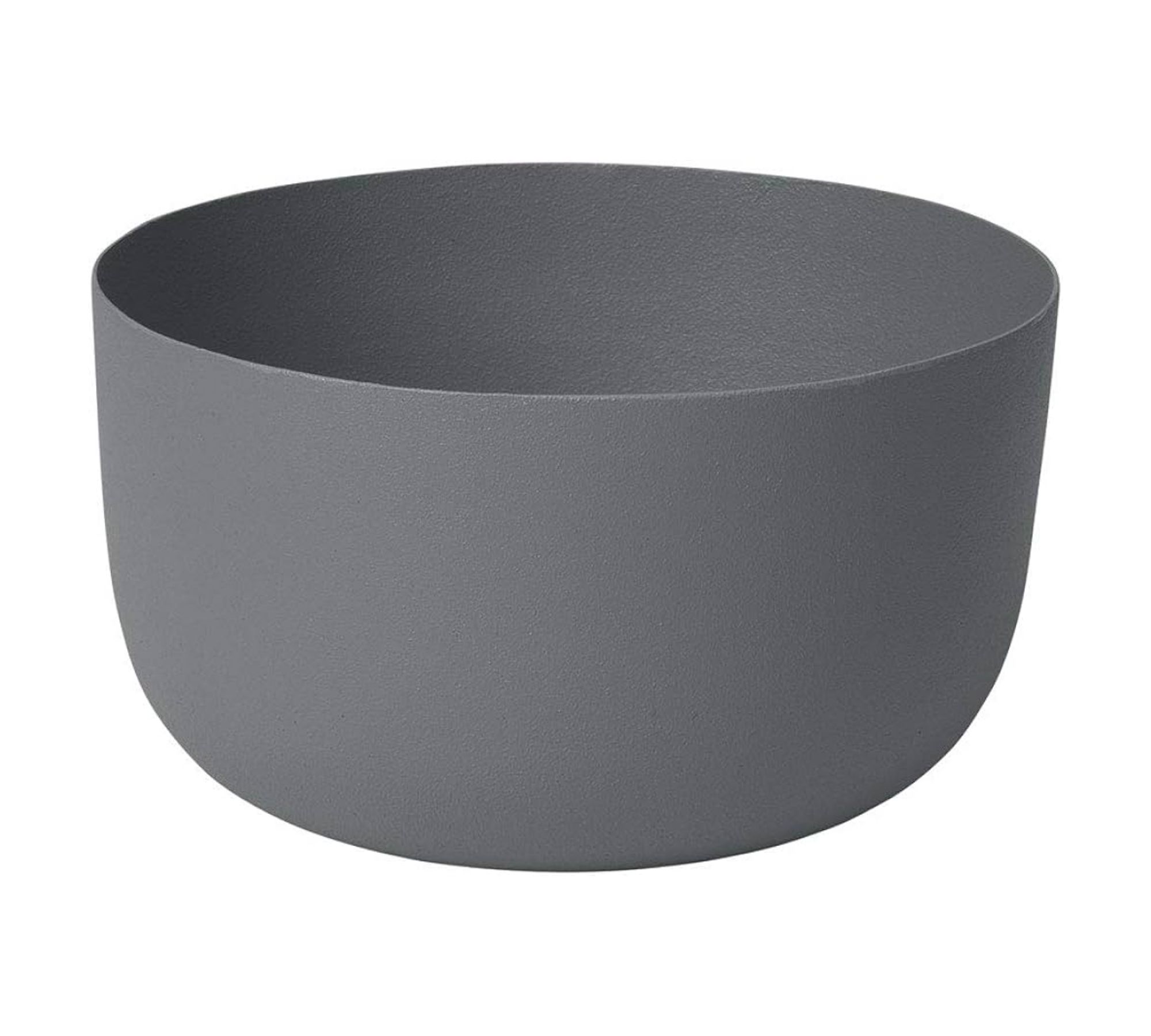 Reo Schale Pulverbeschichteter Stahl L ⌀ 15 cm Pewter 66045