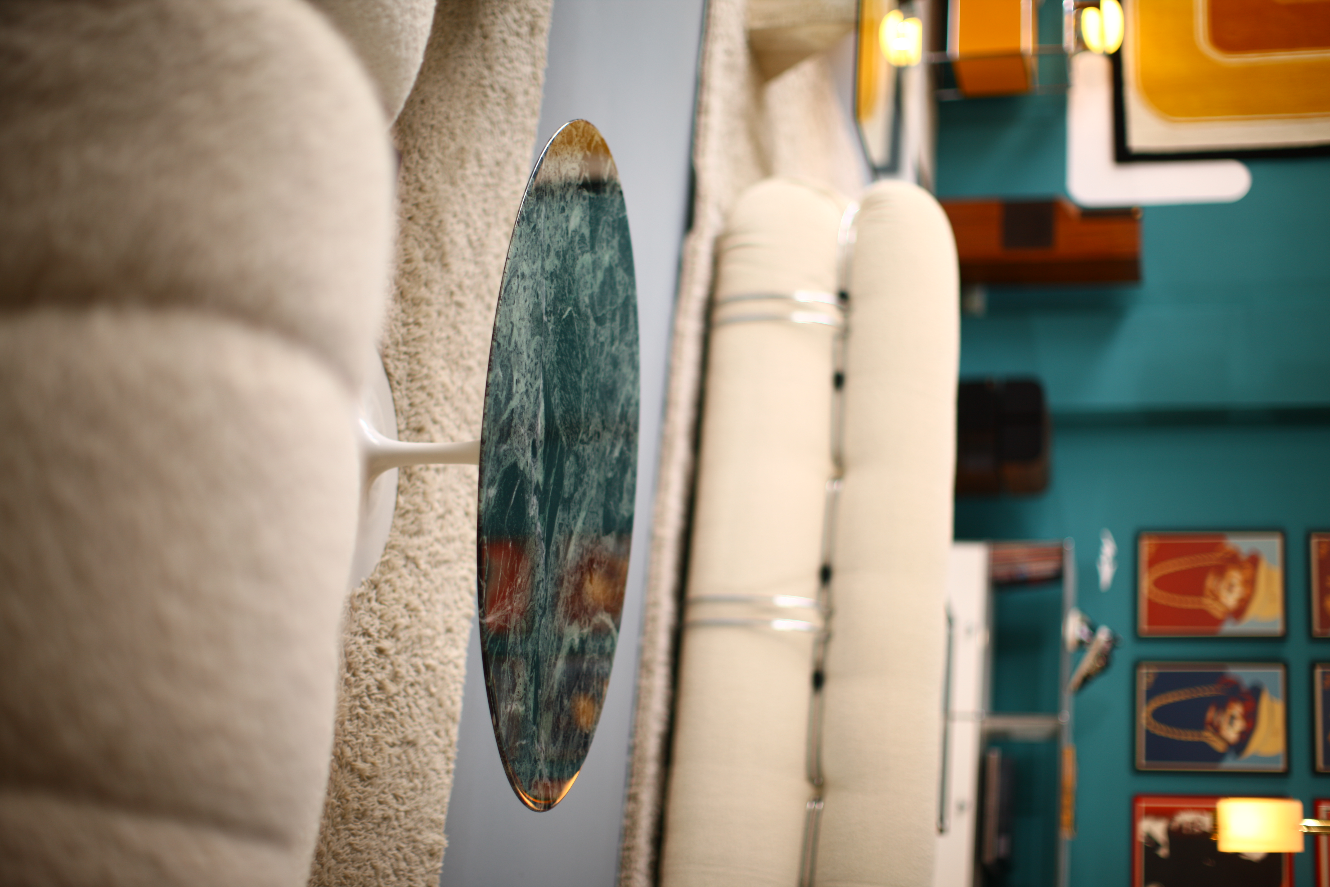 Coffee table with marble top1960s