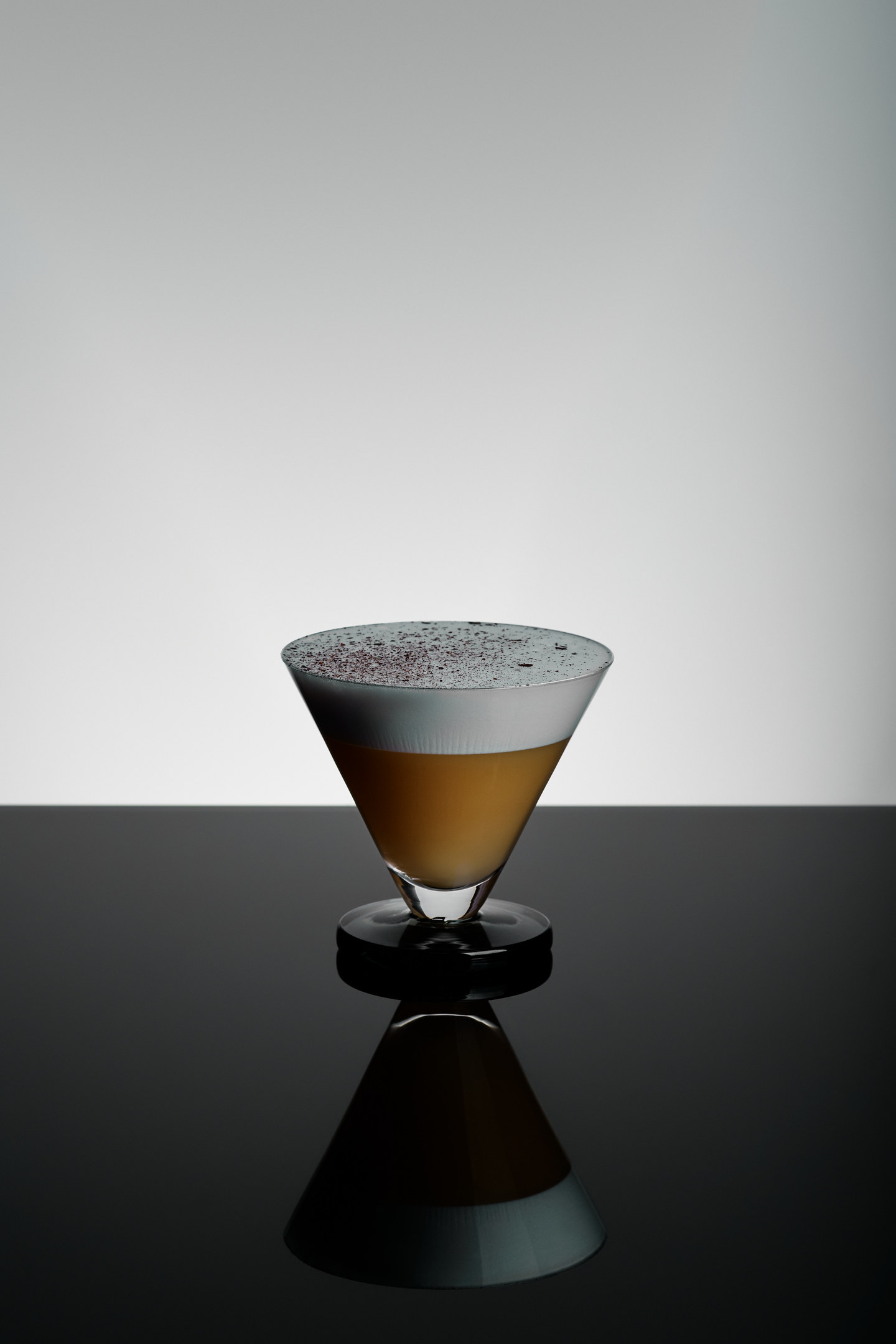 Puck Cocktail Glass 2-piece Set Transparent