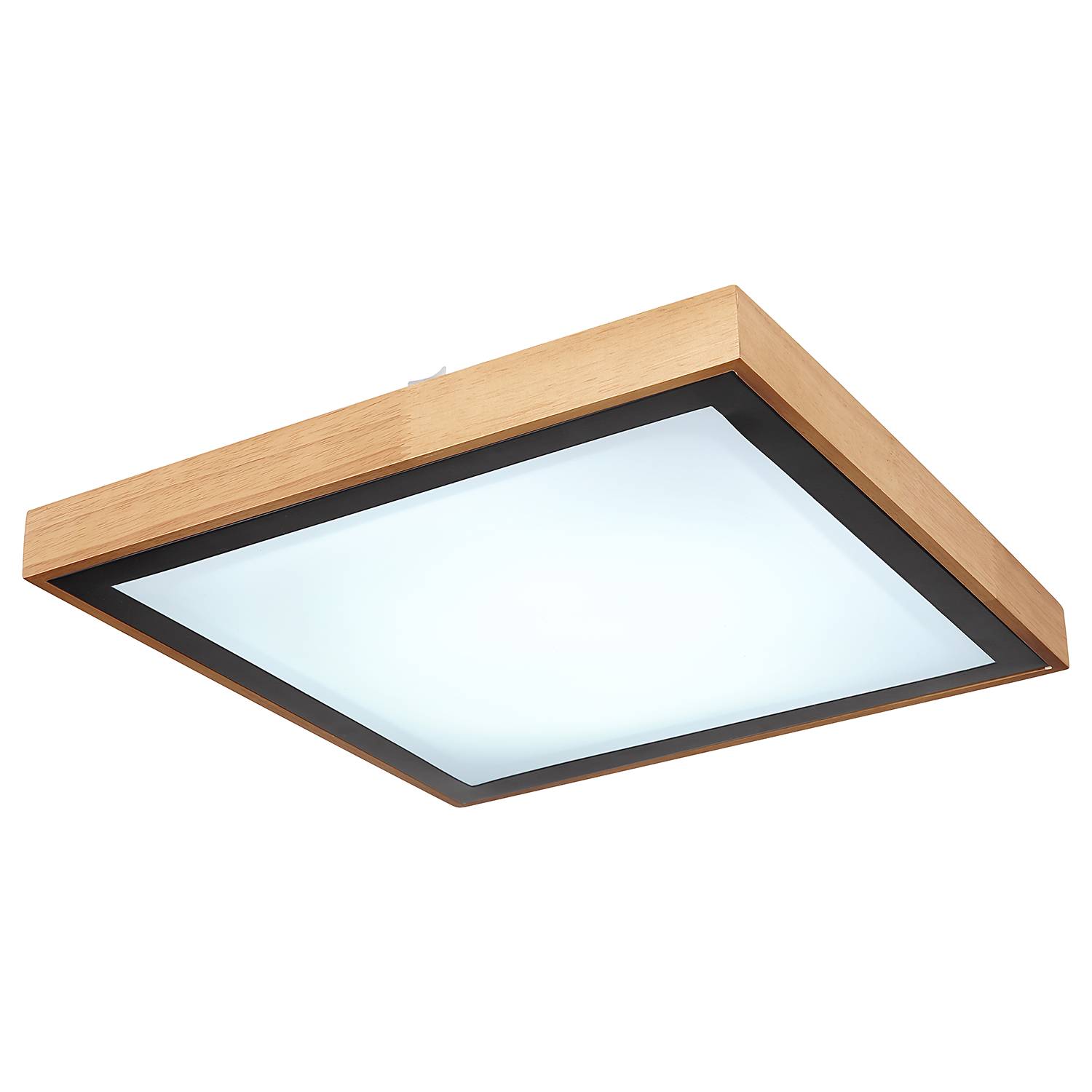 Ceiling light Bruno Type B Iron Acrylic glass Oak