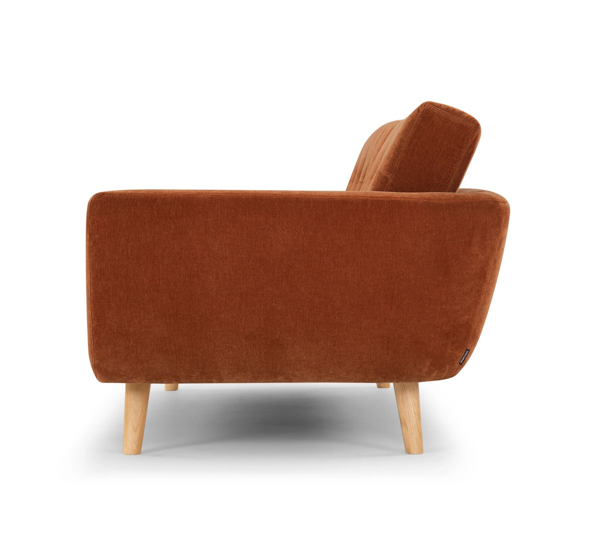 Vera Sofa 3-Sitzer Moss Rust