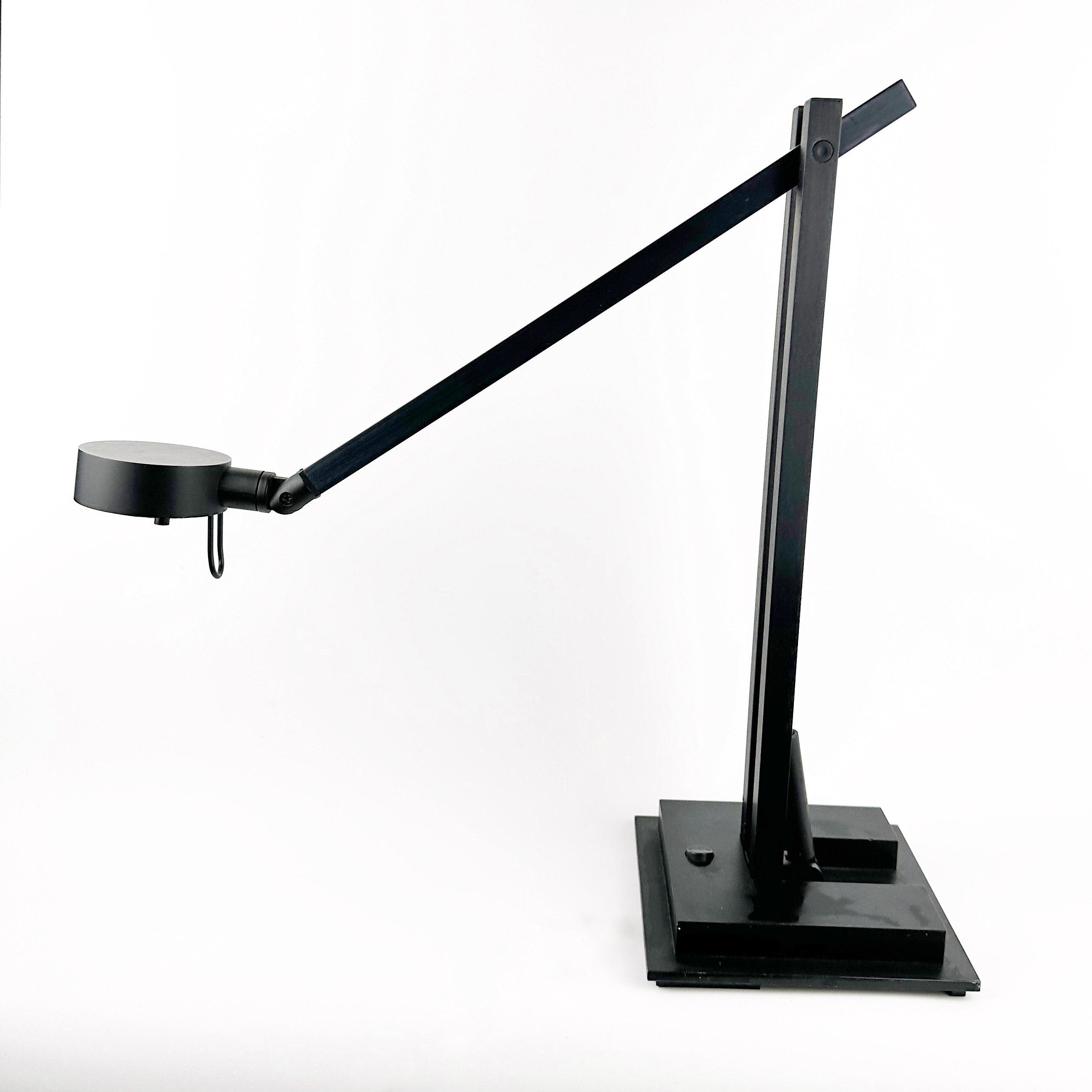 Vintage Architekten Tischlampe Schwarz 1980er Jahre