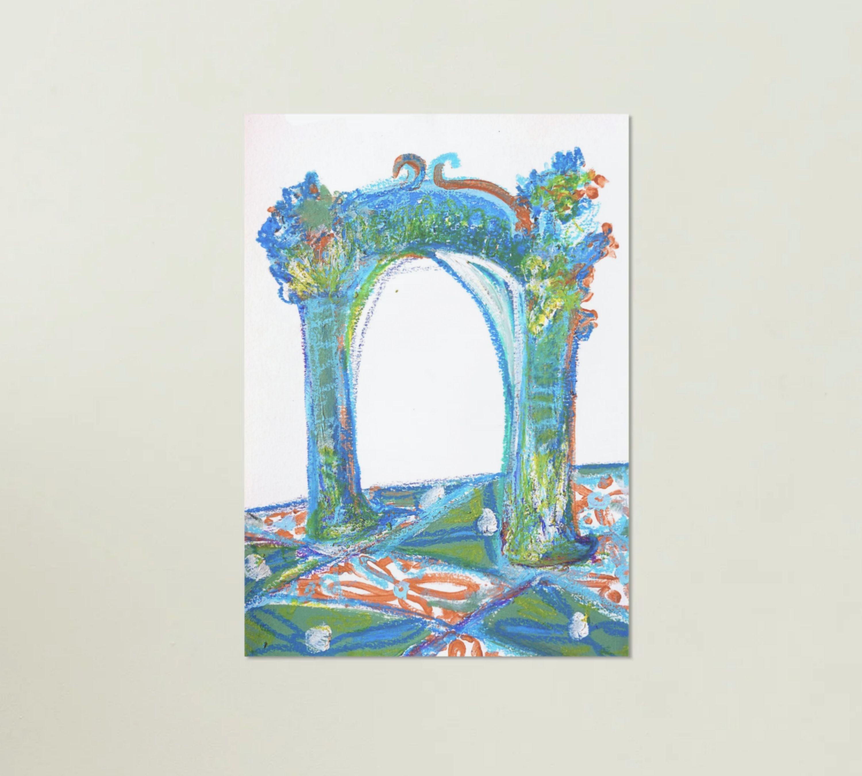 El Umbral Art Print Multicolored