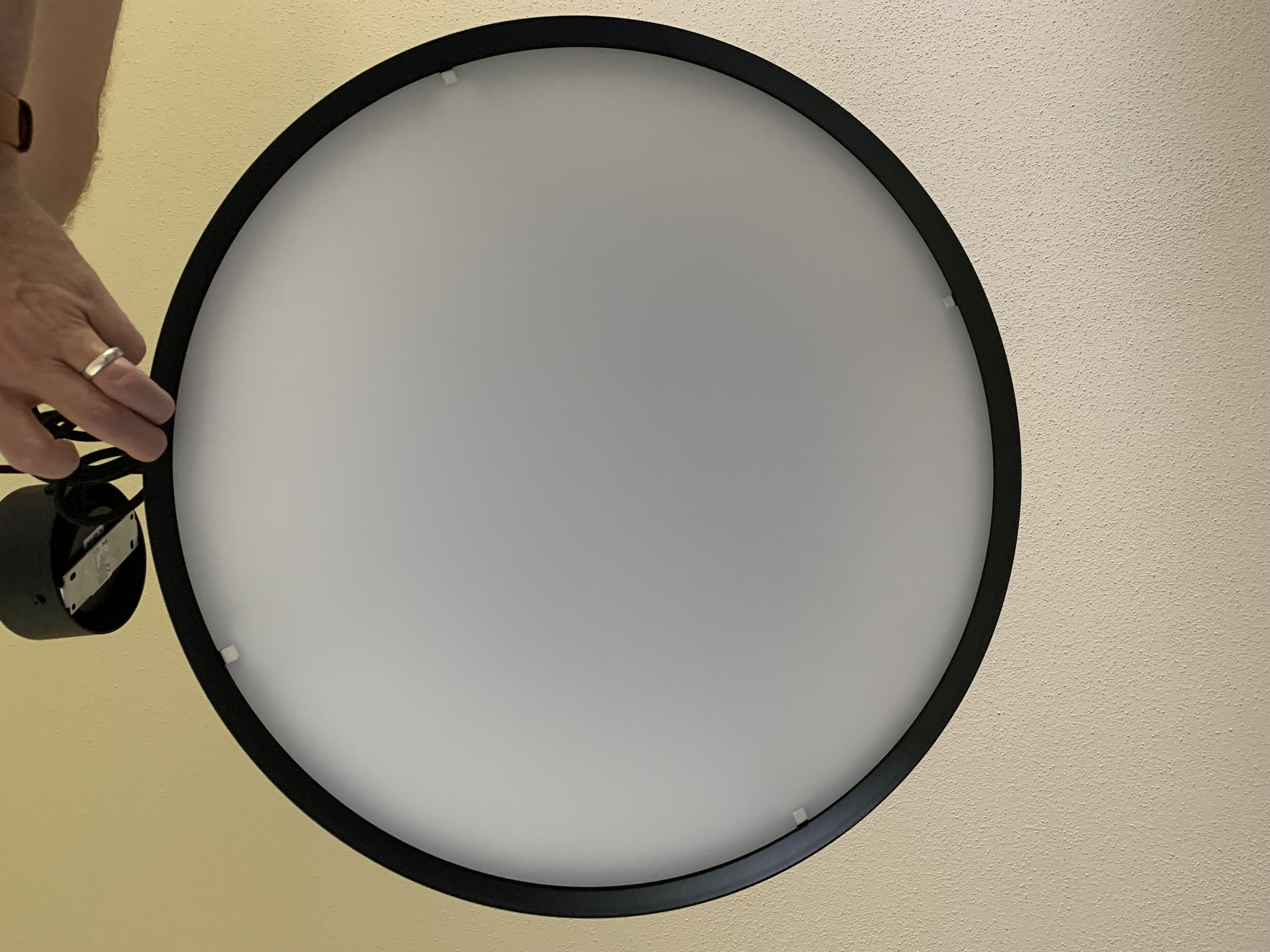 Pendant lamp Aluminum Black