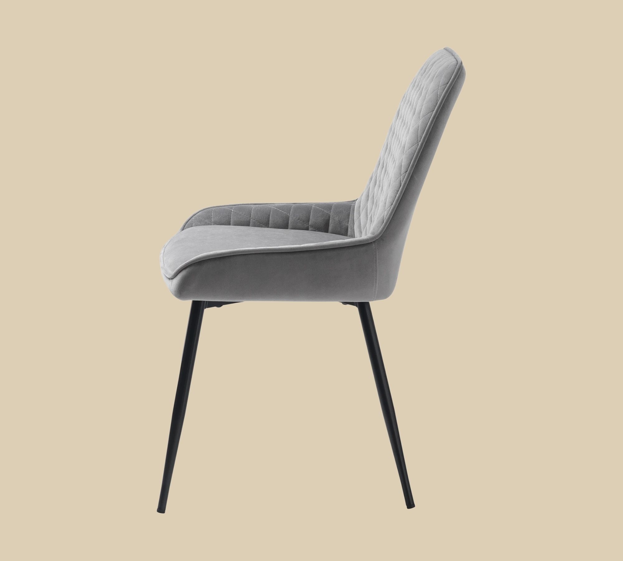 2x Dining chair Grey