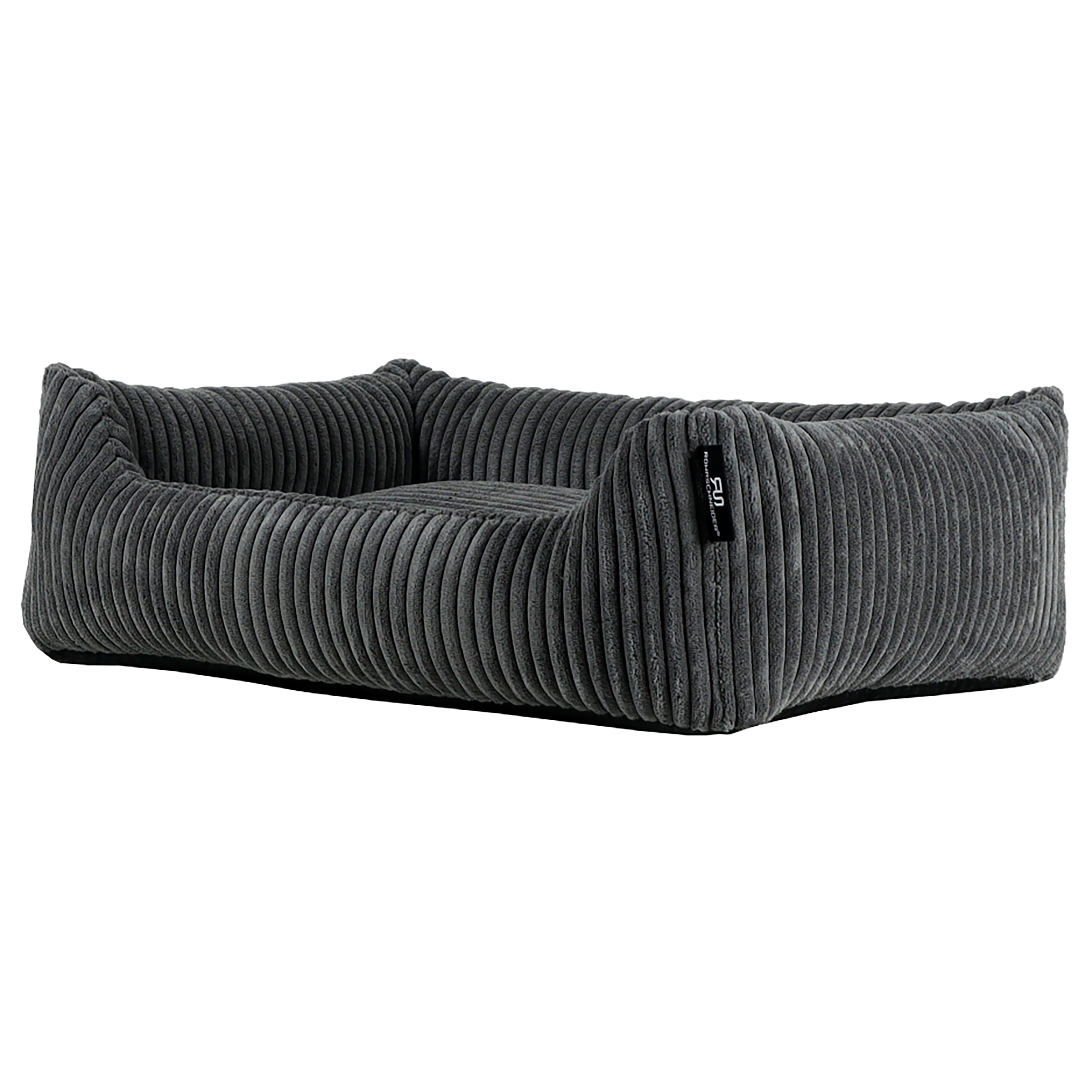 Hundebett Bamy Cordstoff Dunkelgrau