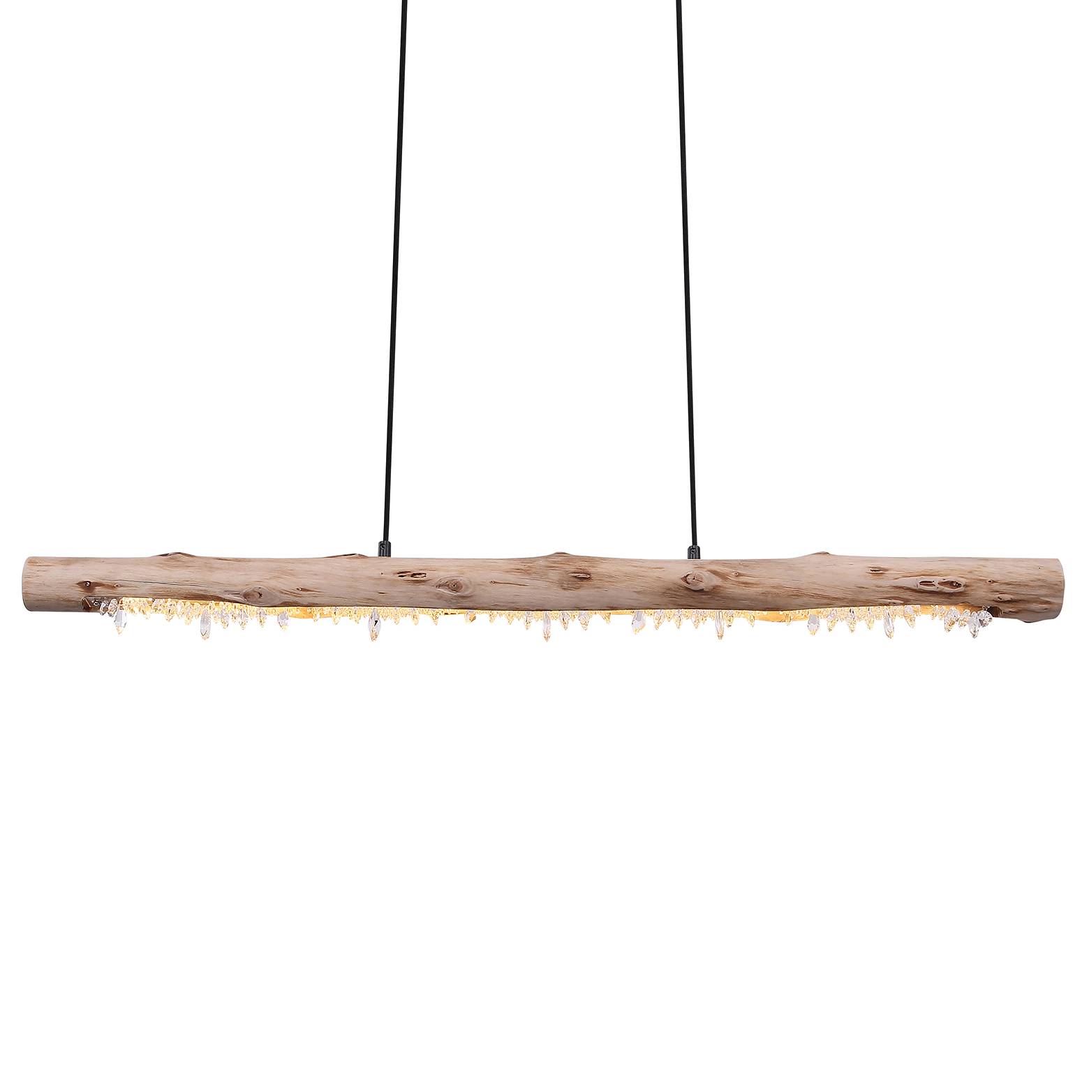LED-Pendelleuchte Felicitas Eukalyptus Massiv Eisen