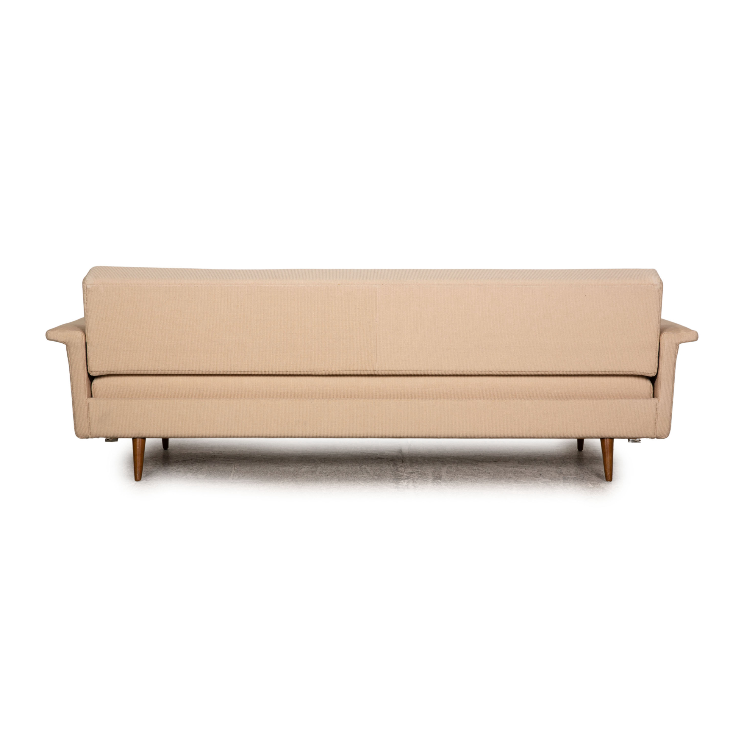 Schlafsofa 3-Sitzer Stoff Beige