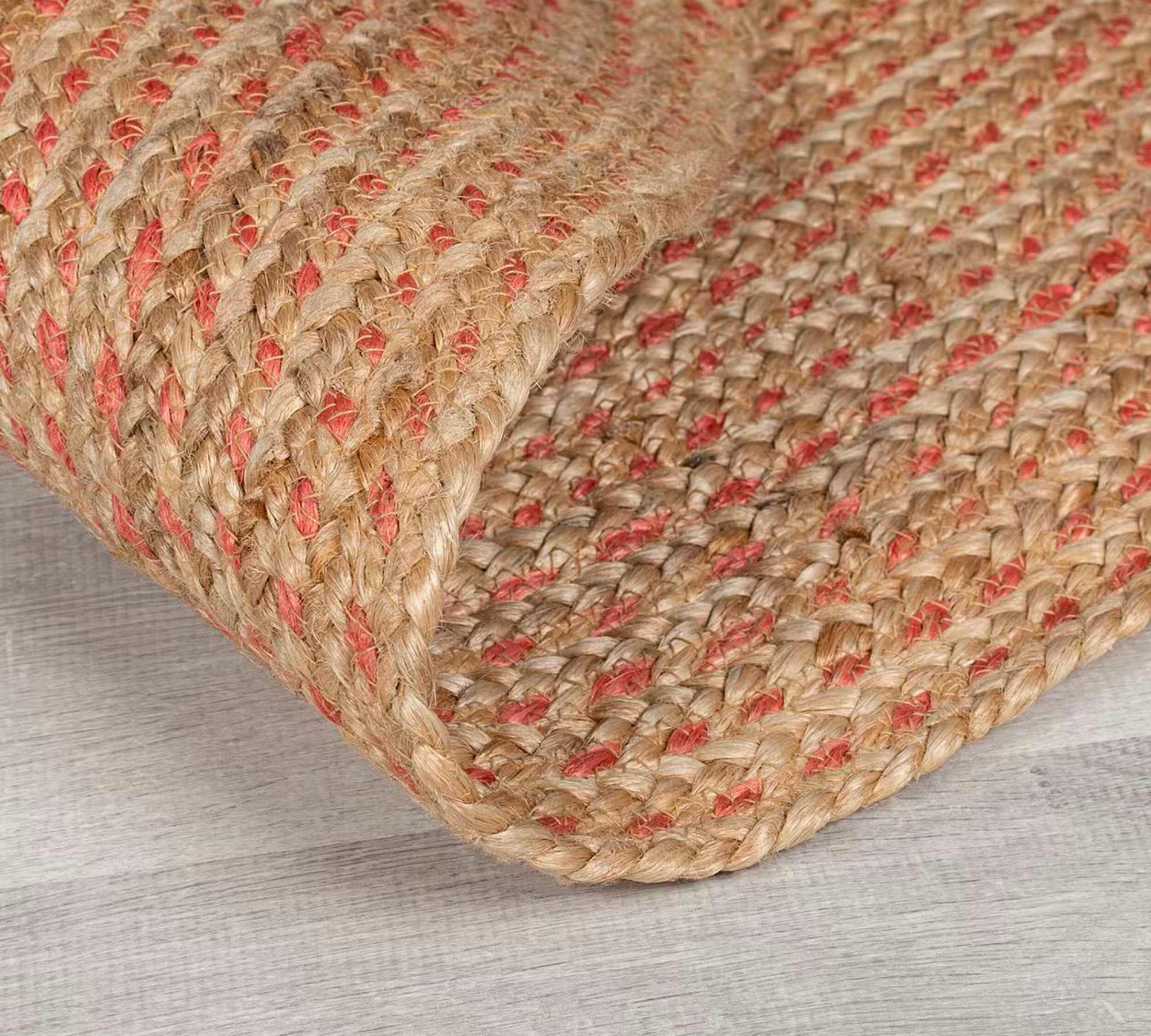 Capri Teppich Jute Natur Coral 180 x 180 cm