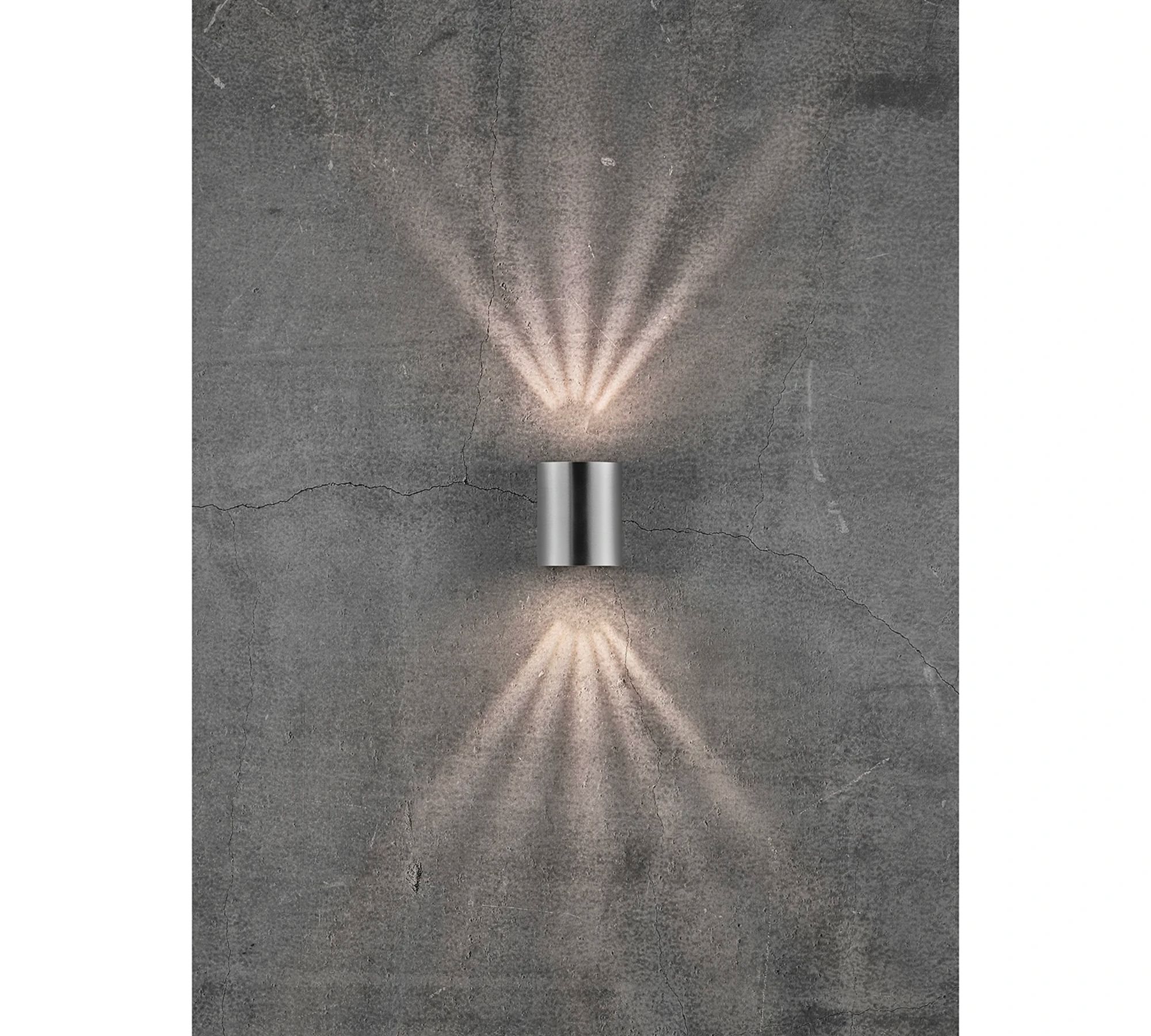 Outdoorleuchte LED 2-flammig Stahl