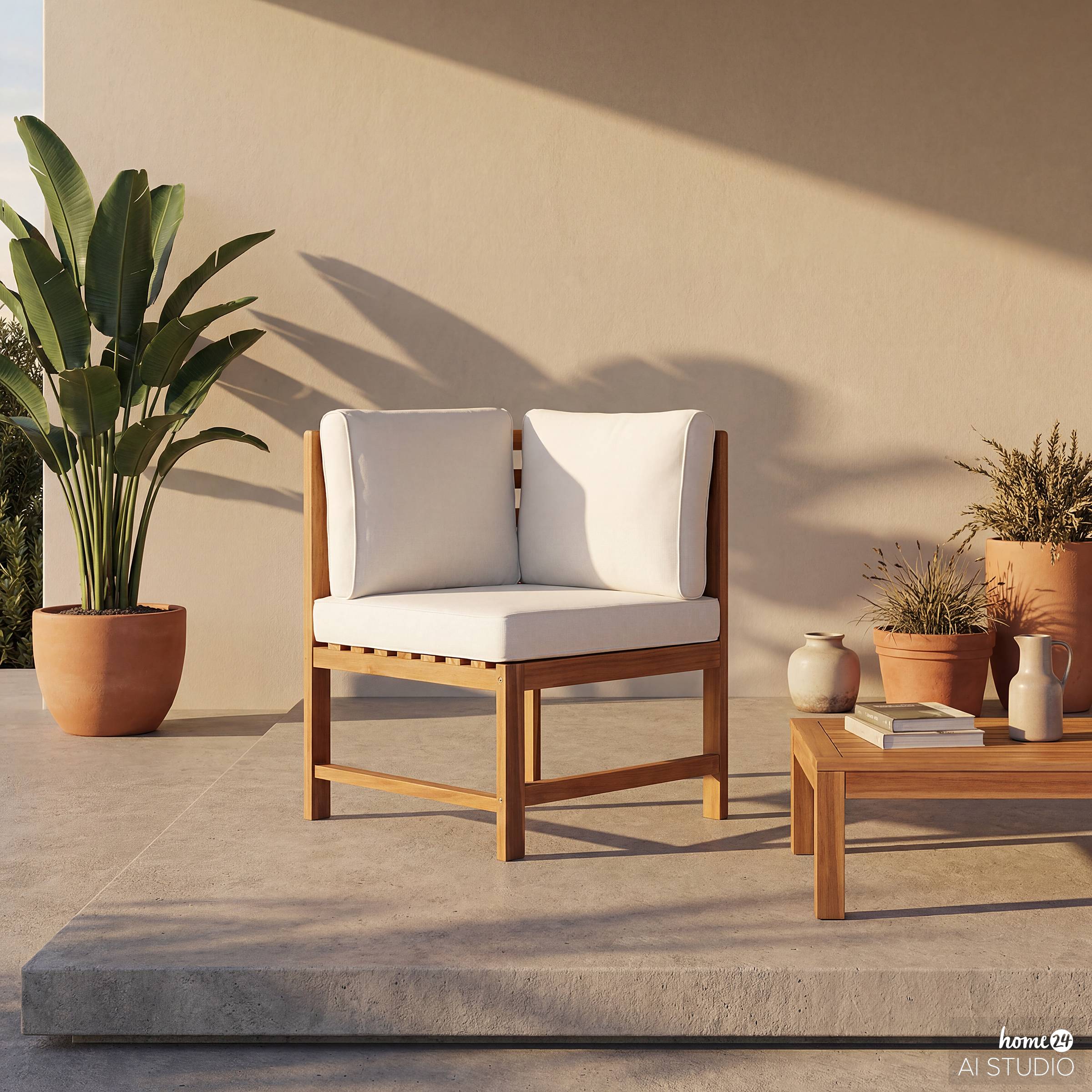 Dining Corner Element Bayton Acacia Beige