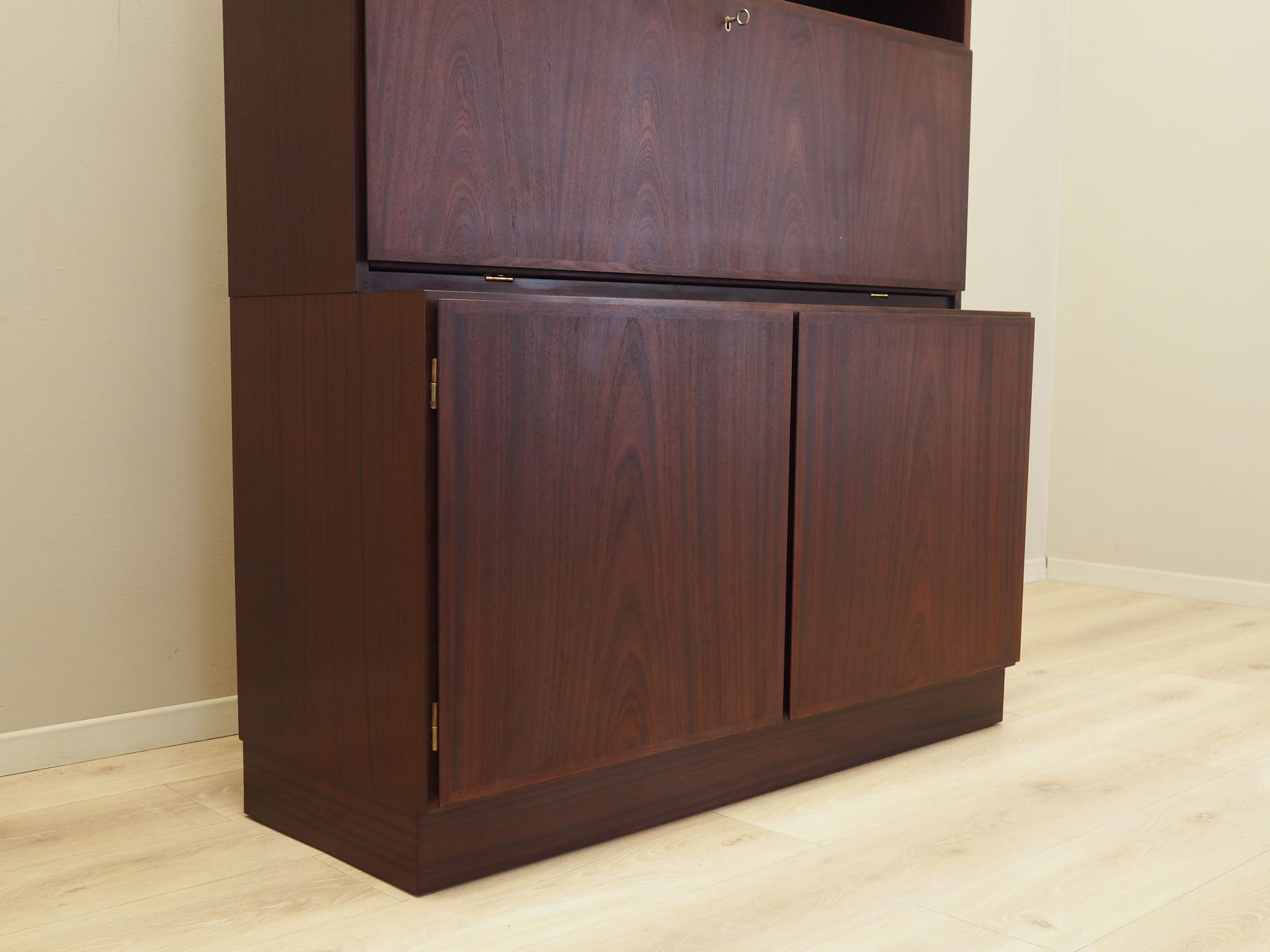 Mahogany bookcase 1970s