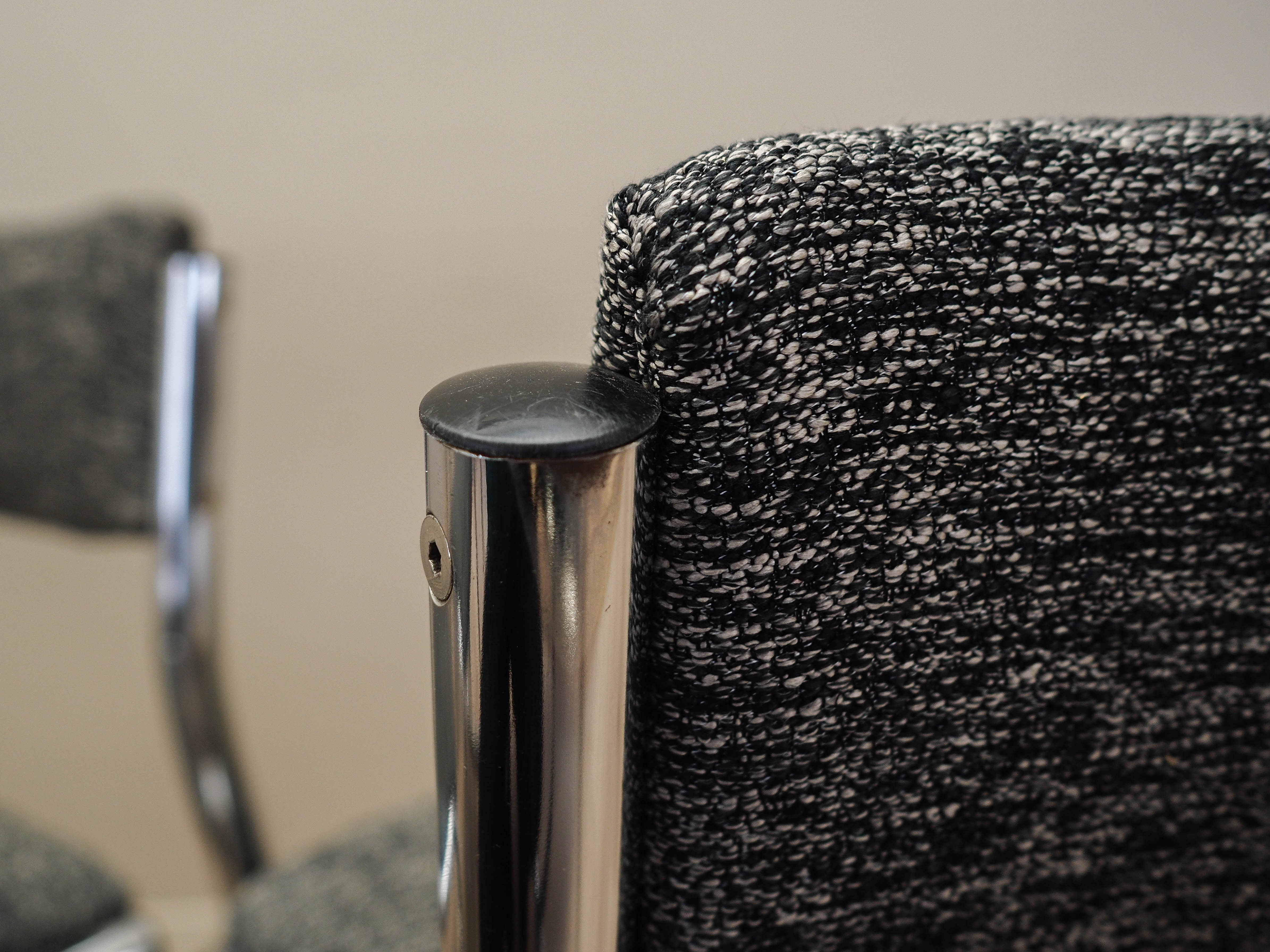 6x Chair Set Wood Brown 1980s