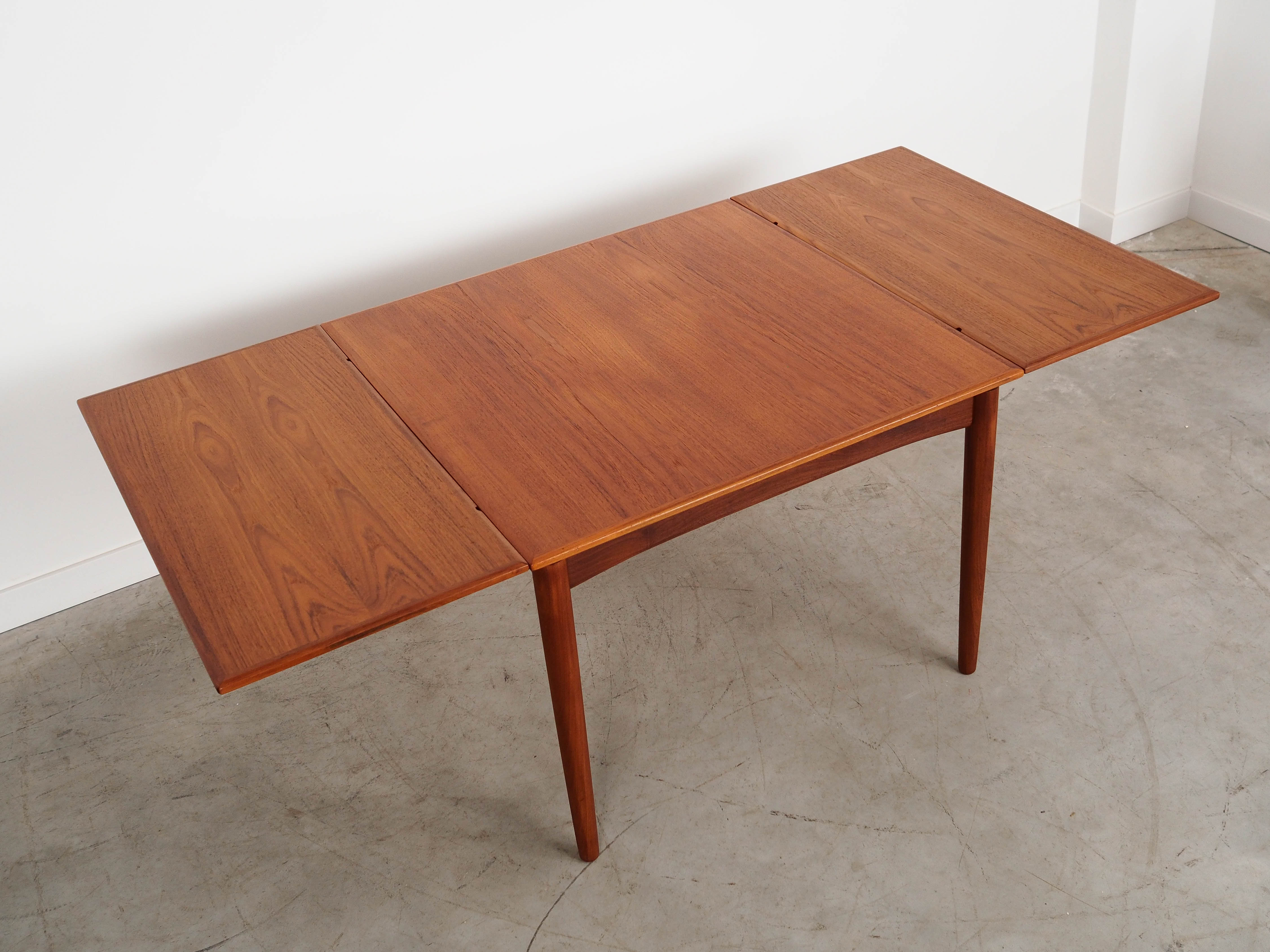Teak table Brown 1970s