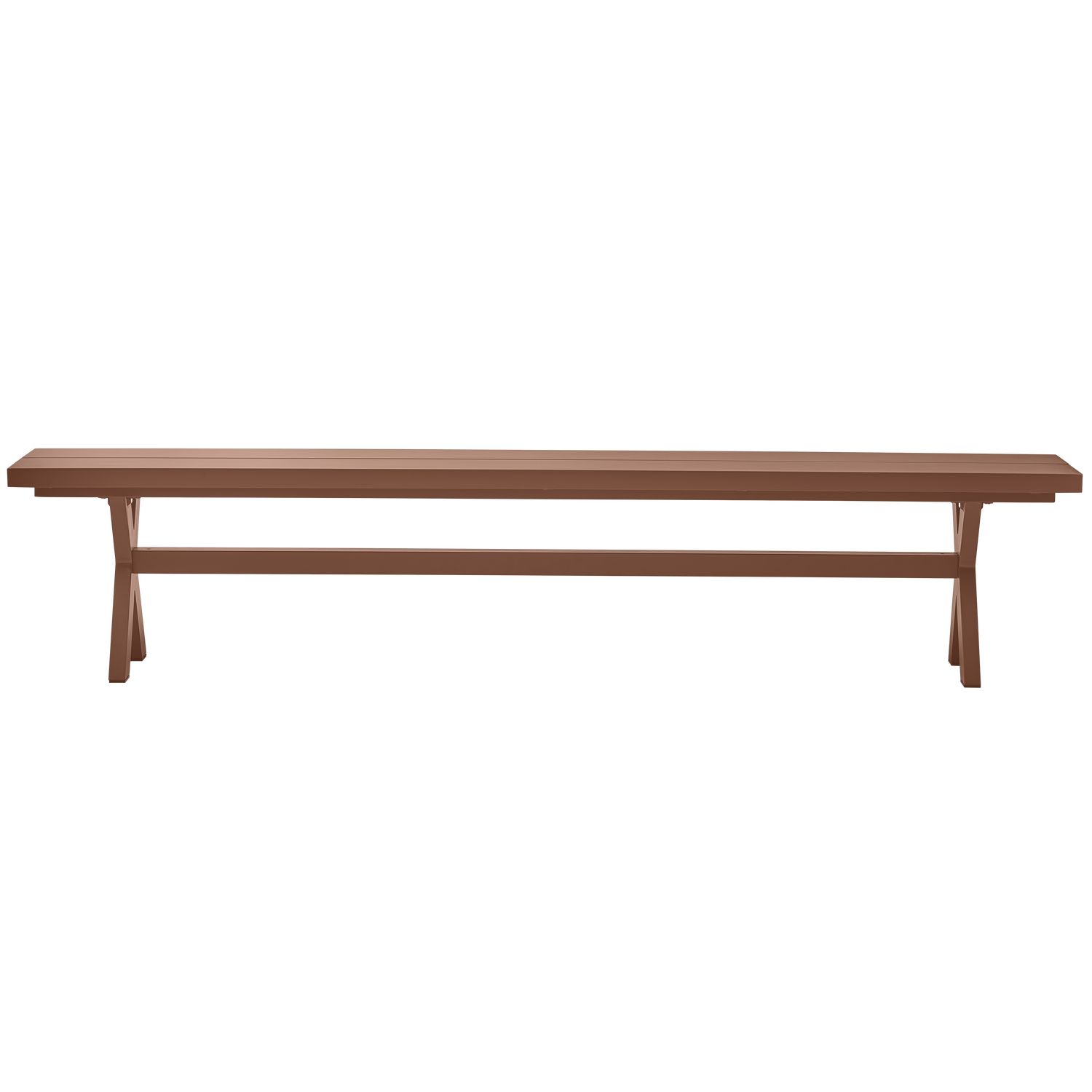 DELTA Picknickbank Aluminium Terra