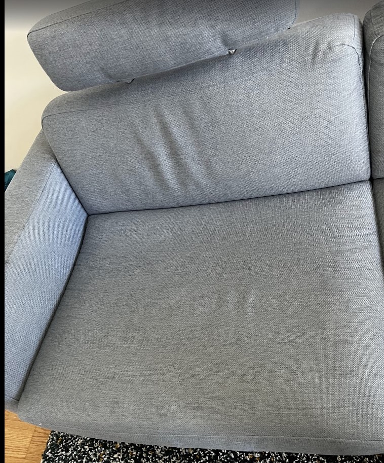 3-Seater Sofa Bed Blue