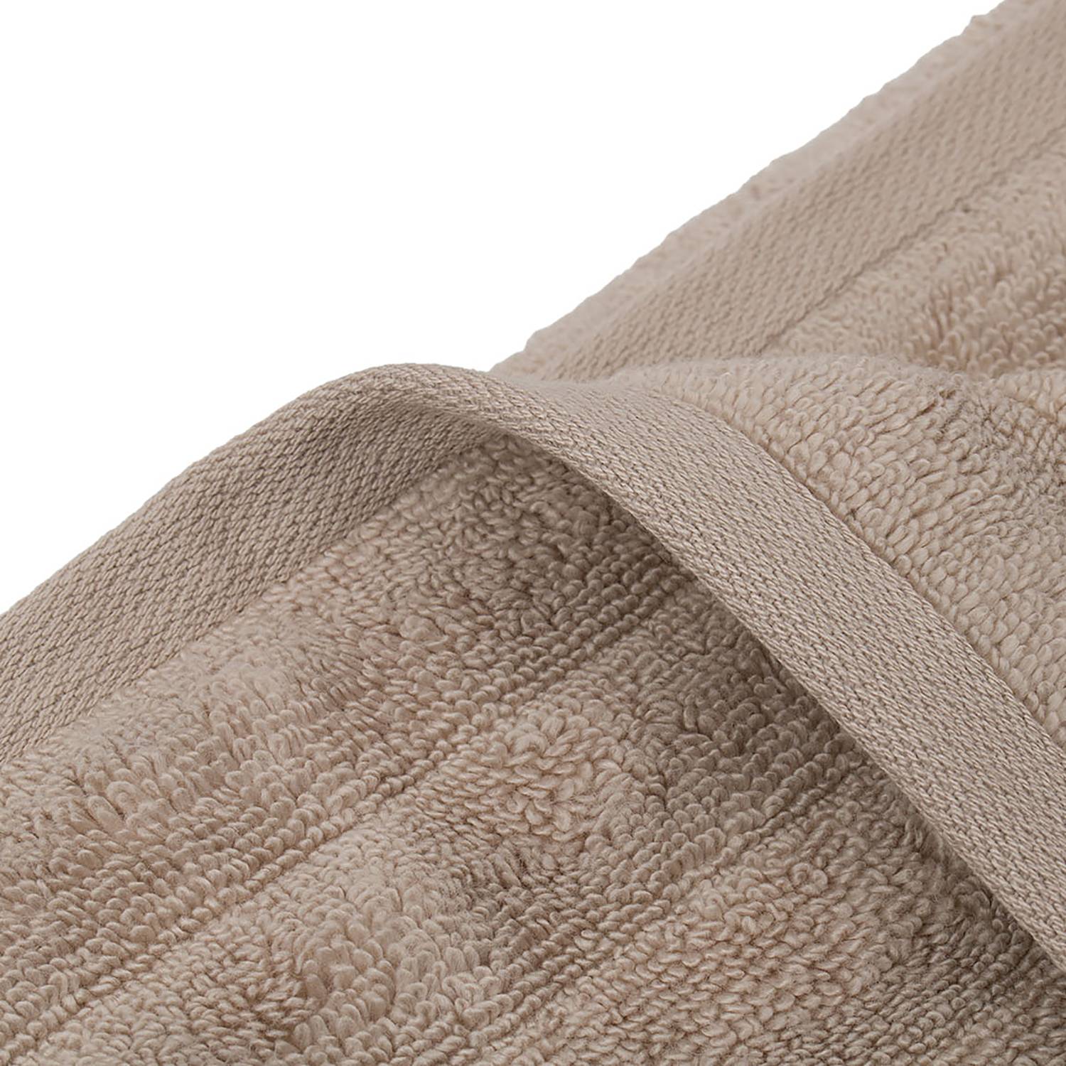 Milan Bath Towel Bamboo Cotton Taupe 70x140cm