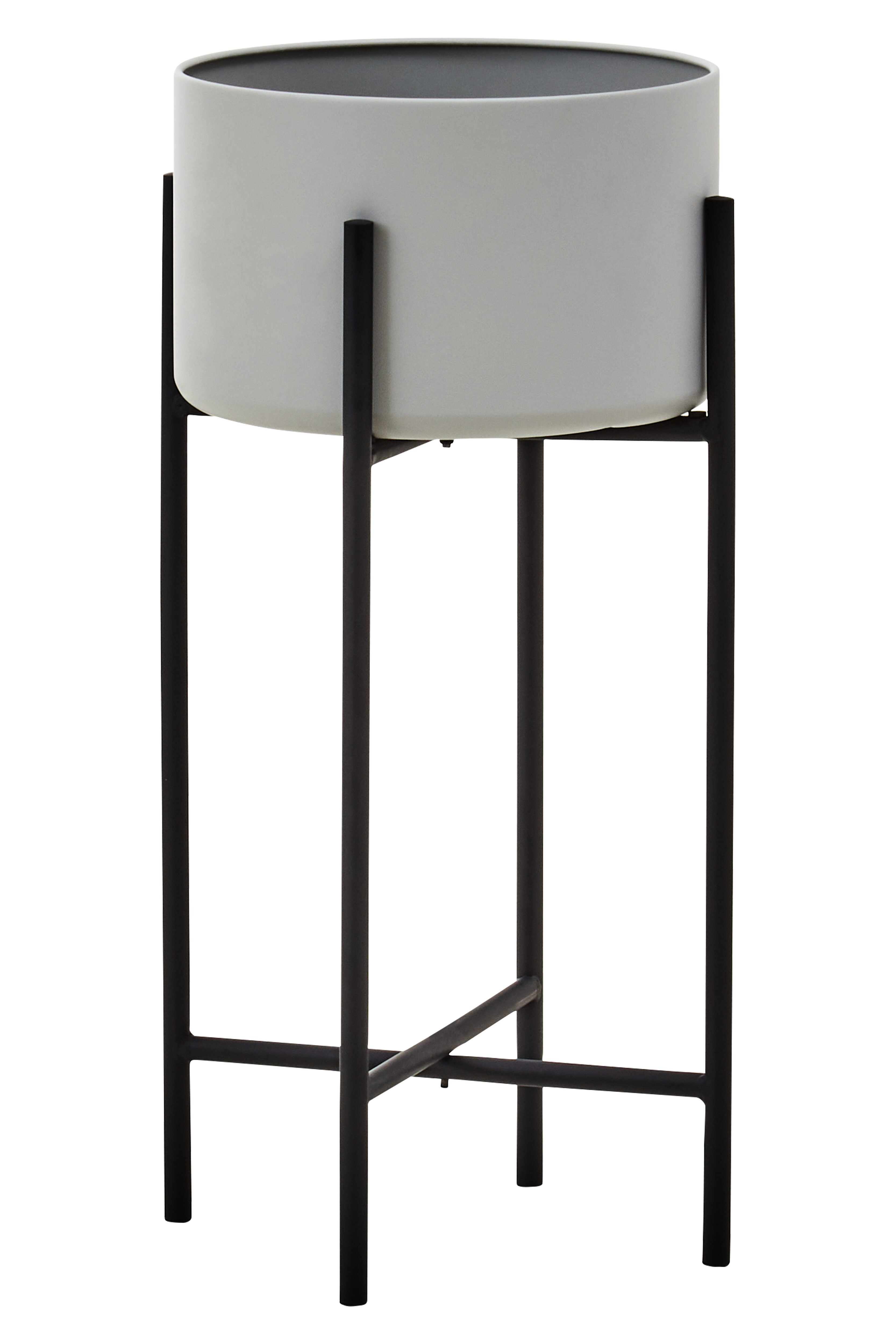 Trosa Groß Standblumentopf Grau Schwarz