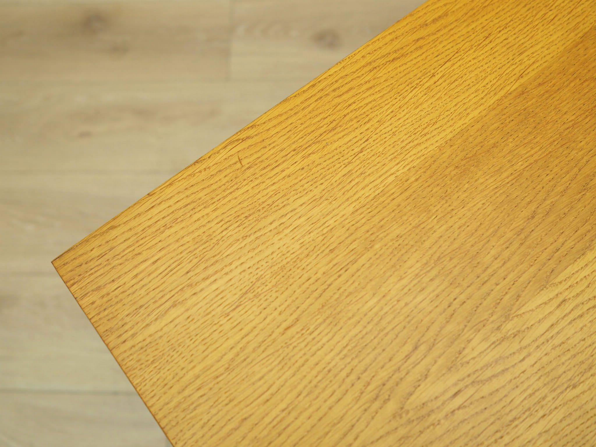 Vintage Desk Ash Wood Brown 1970s