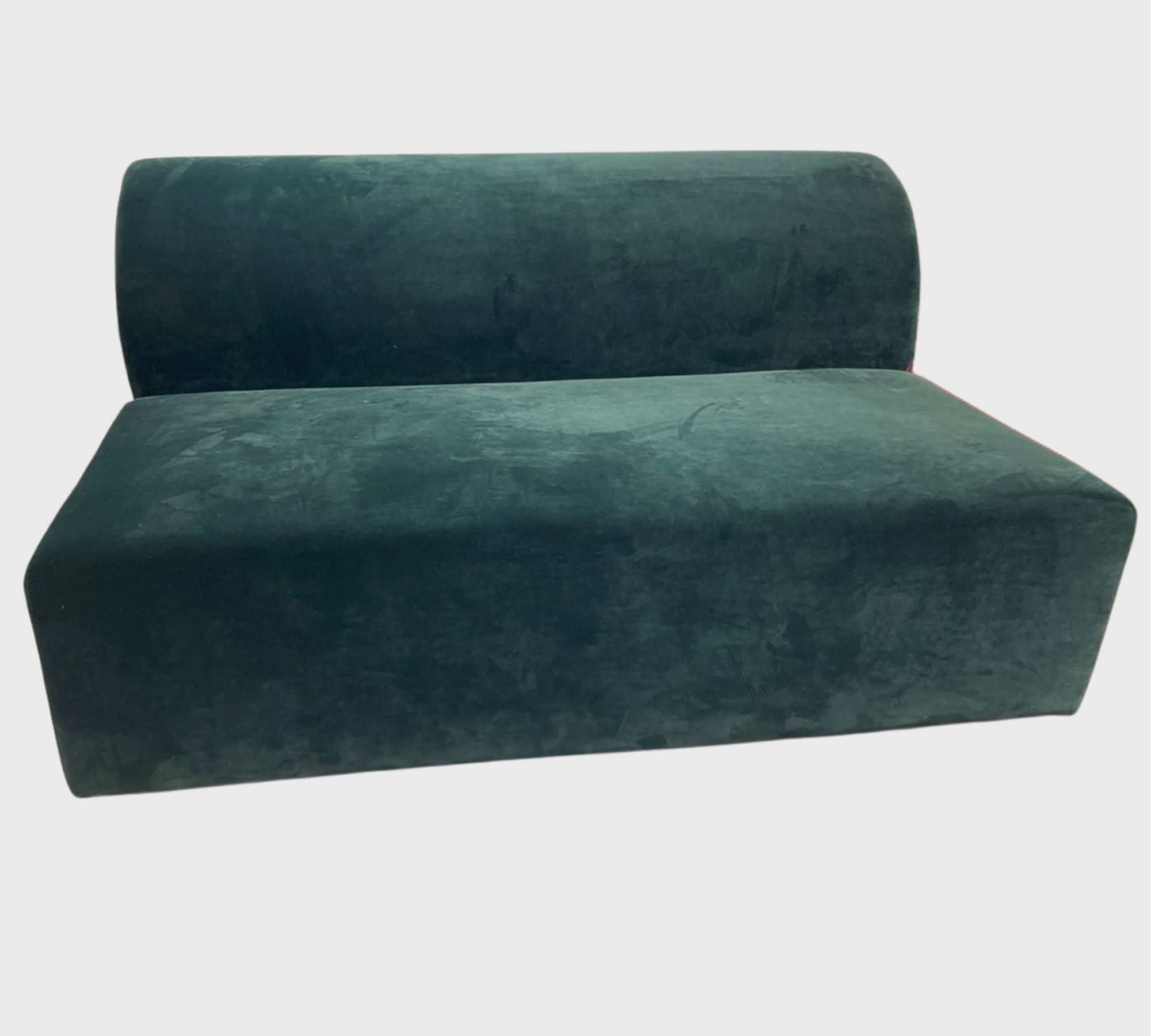 Weber Loveseat Modulsofa 2-Sitzer Samt Grün