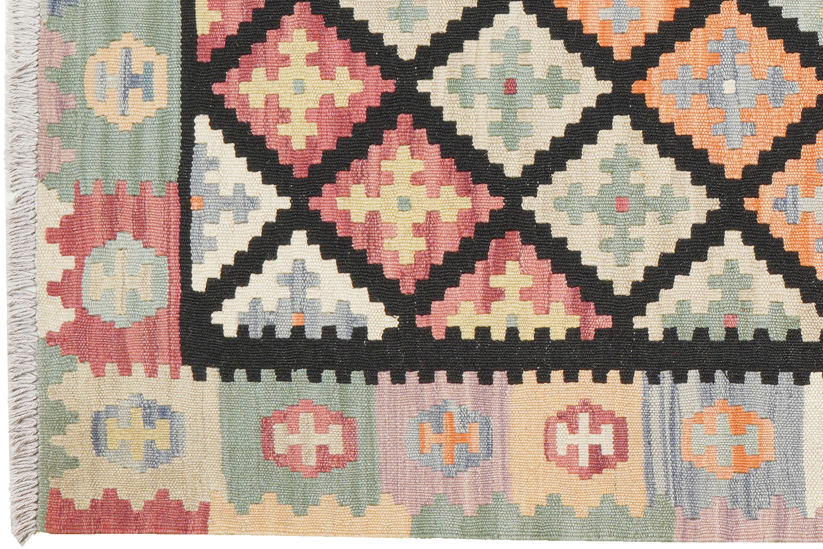 Kelim Gashgai Wool Multicolored