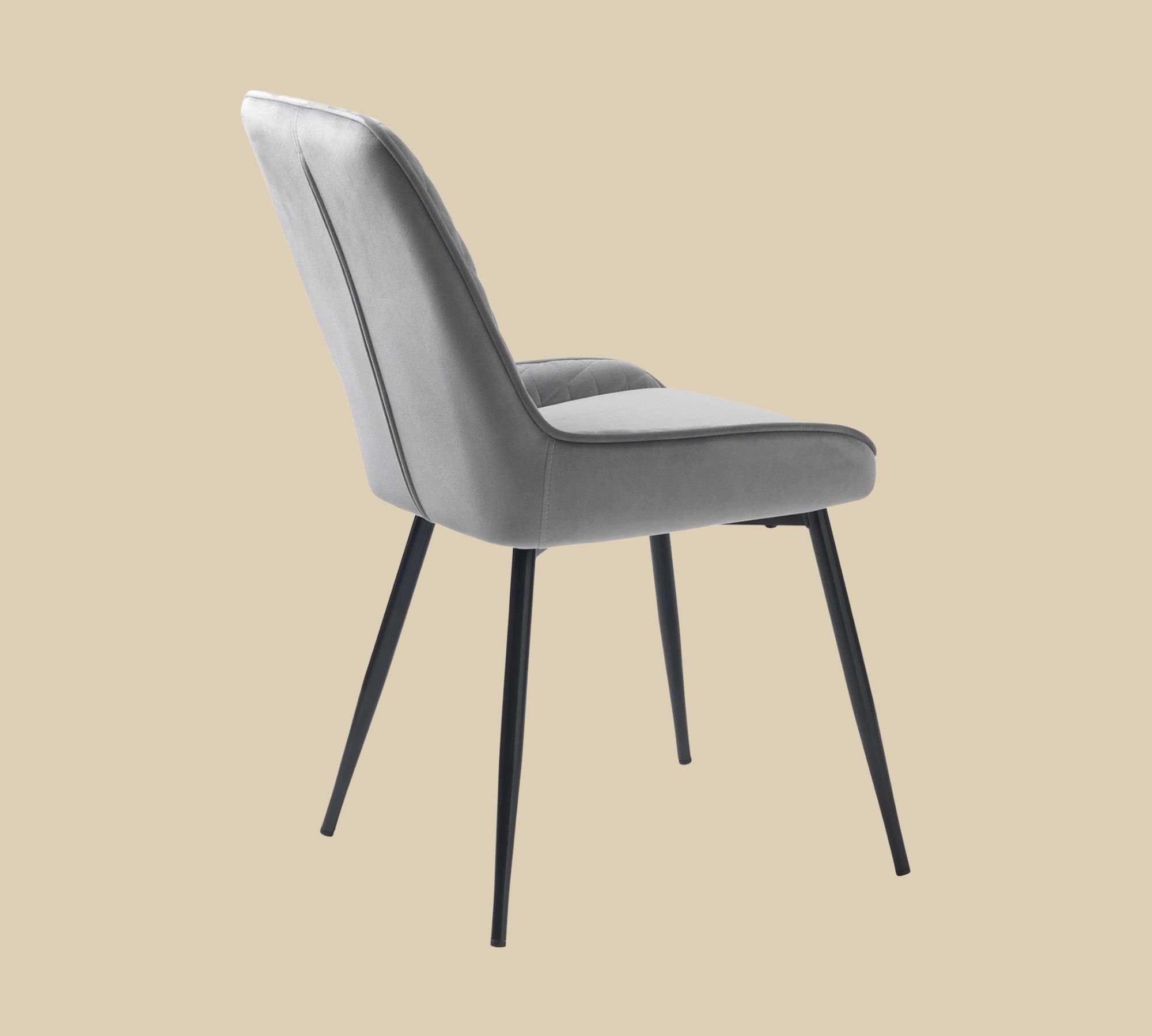 2x Dining chair Grey