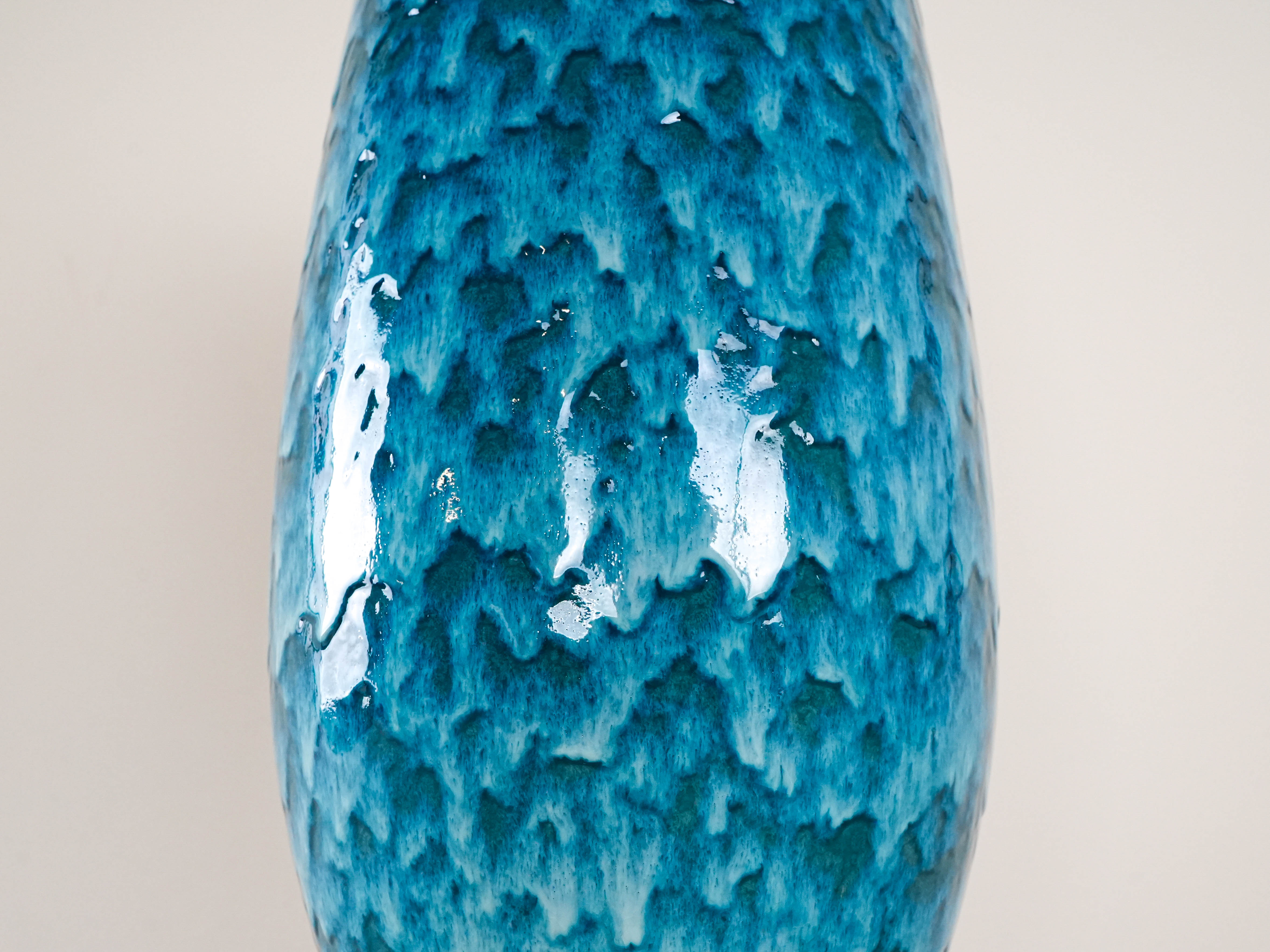 Keramikvase Blau