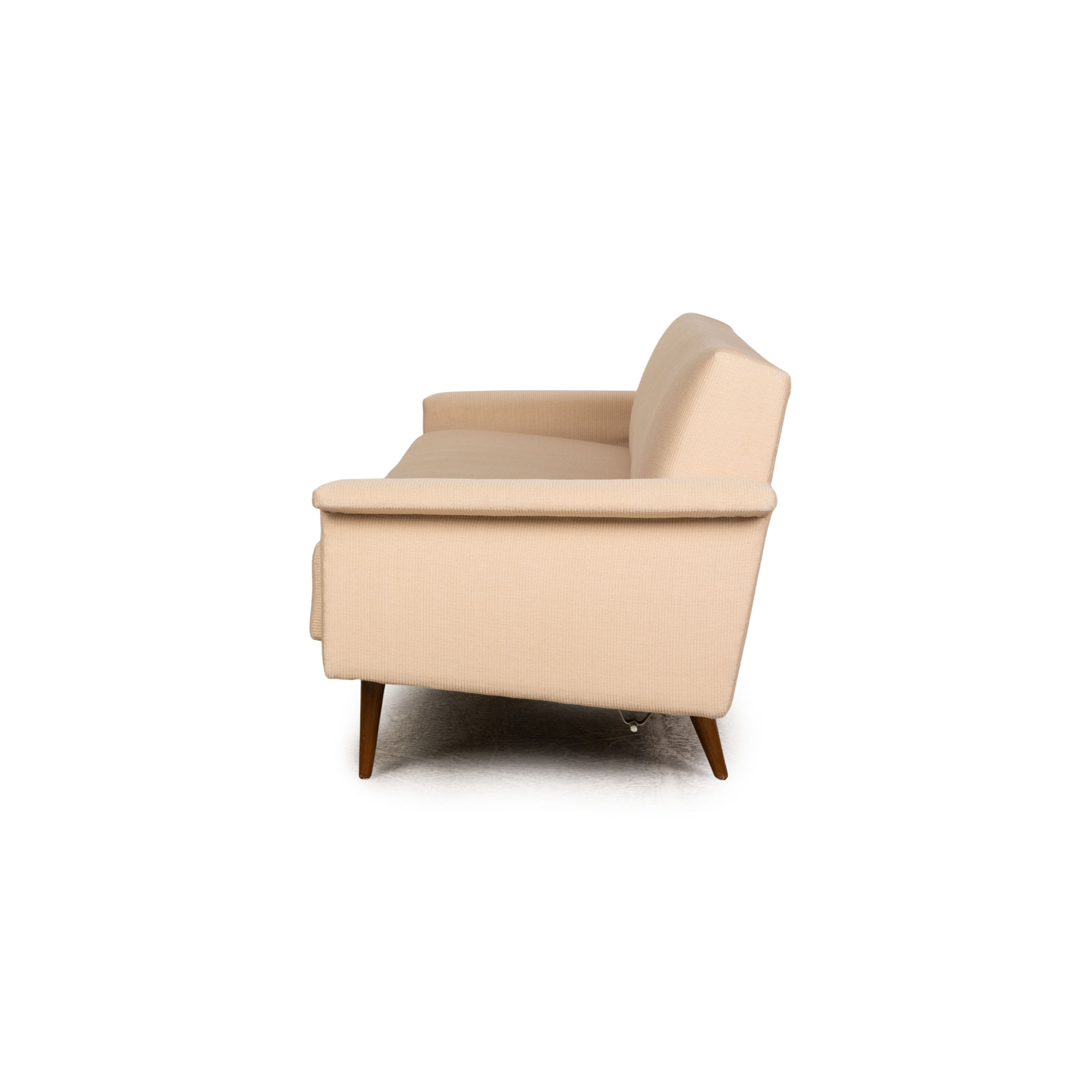 Schlafsofa 3-Sitzer Stoff Beige