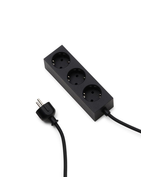 Power Bar Steckdosenleiste Schwarz